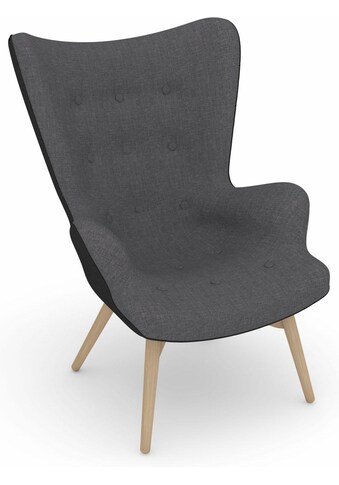 Max Winzer® Sessel »build-a-chair Arne«, im Retrolook, zum Selbstgestalten, Hochlehner kaufen