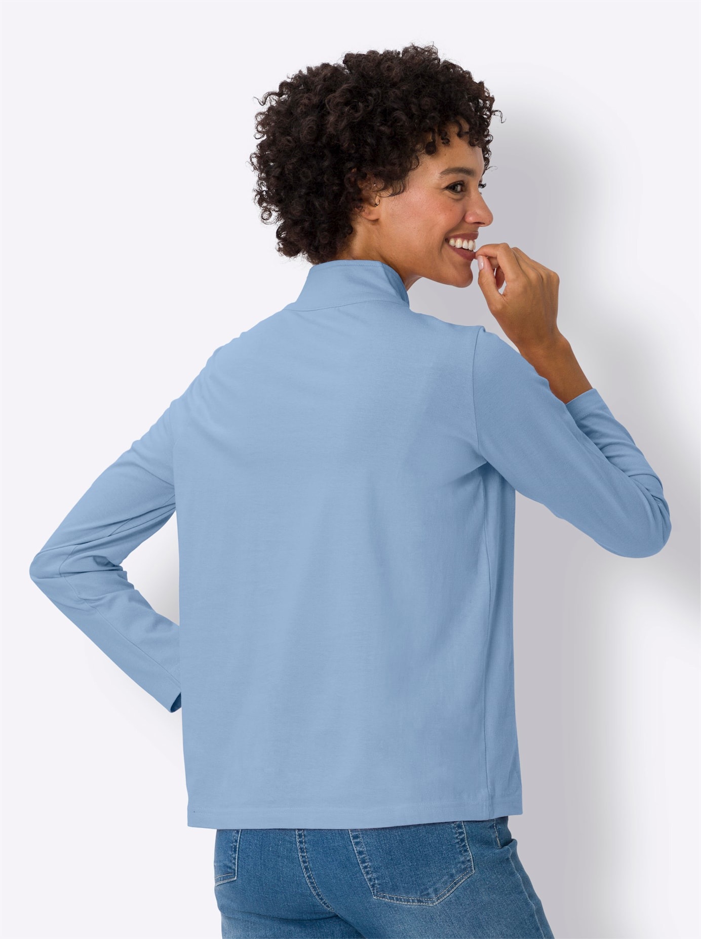 Classic Basics T-shirt à col montant »Langarm-Shirt« 1 cuis tlg.