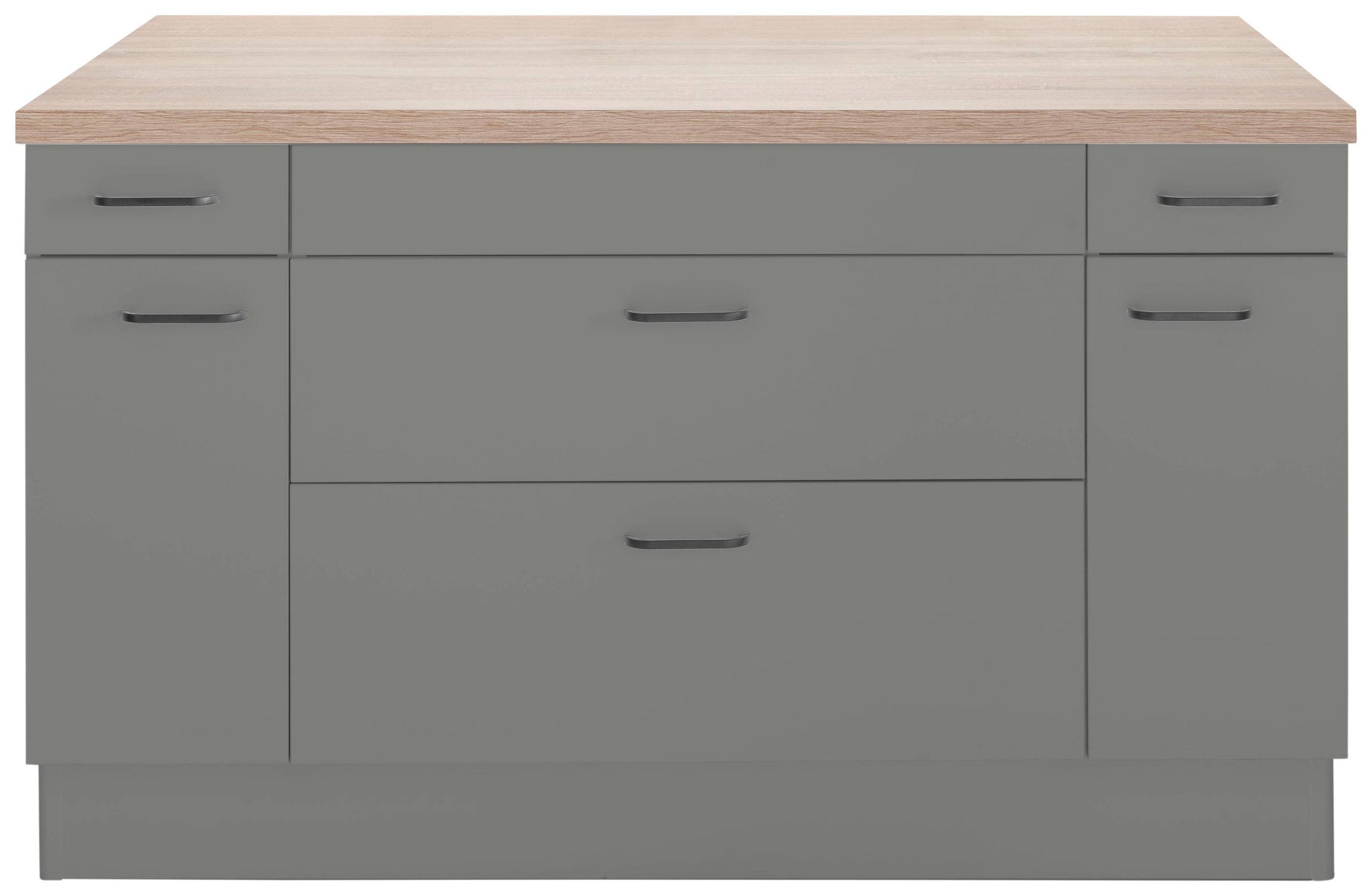 Kücheninsel »Elga«, Soft-Close-Funktion, grossen Vollauszügen, Stellbreite 150 x 95 cm