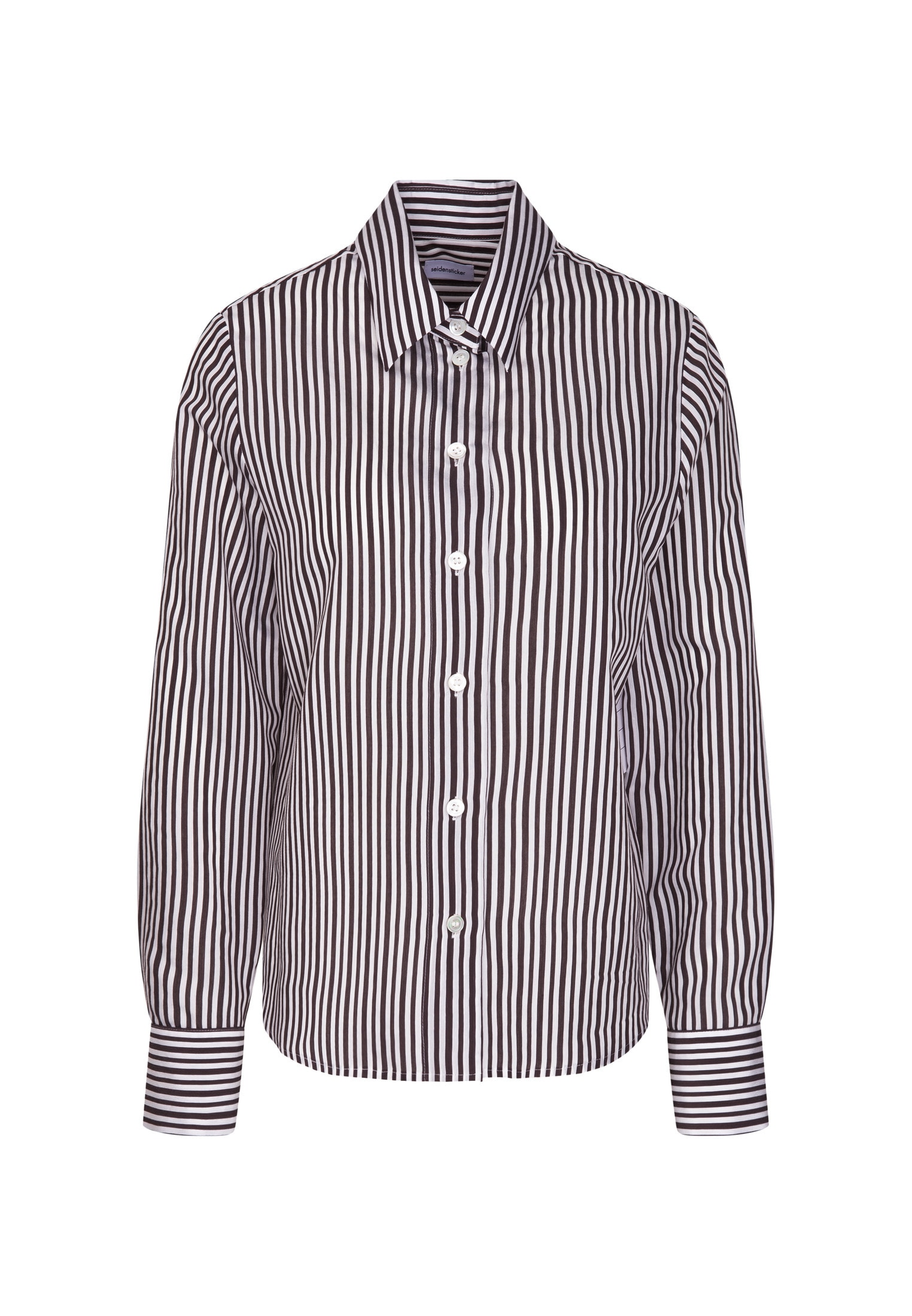 seidensticker Blouse classique »Schwarze Rose« 1/1 Gestreift