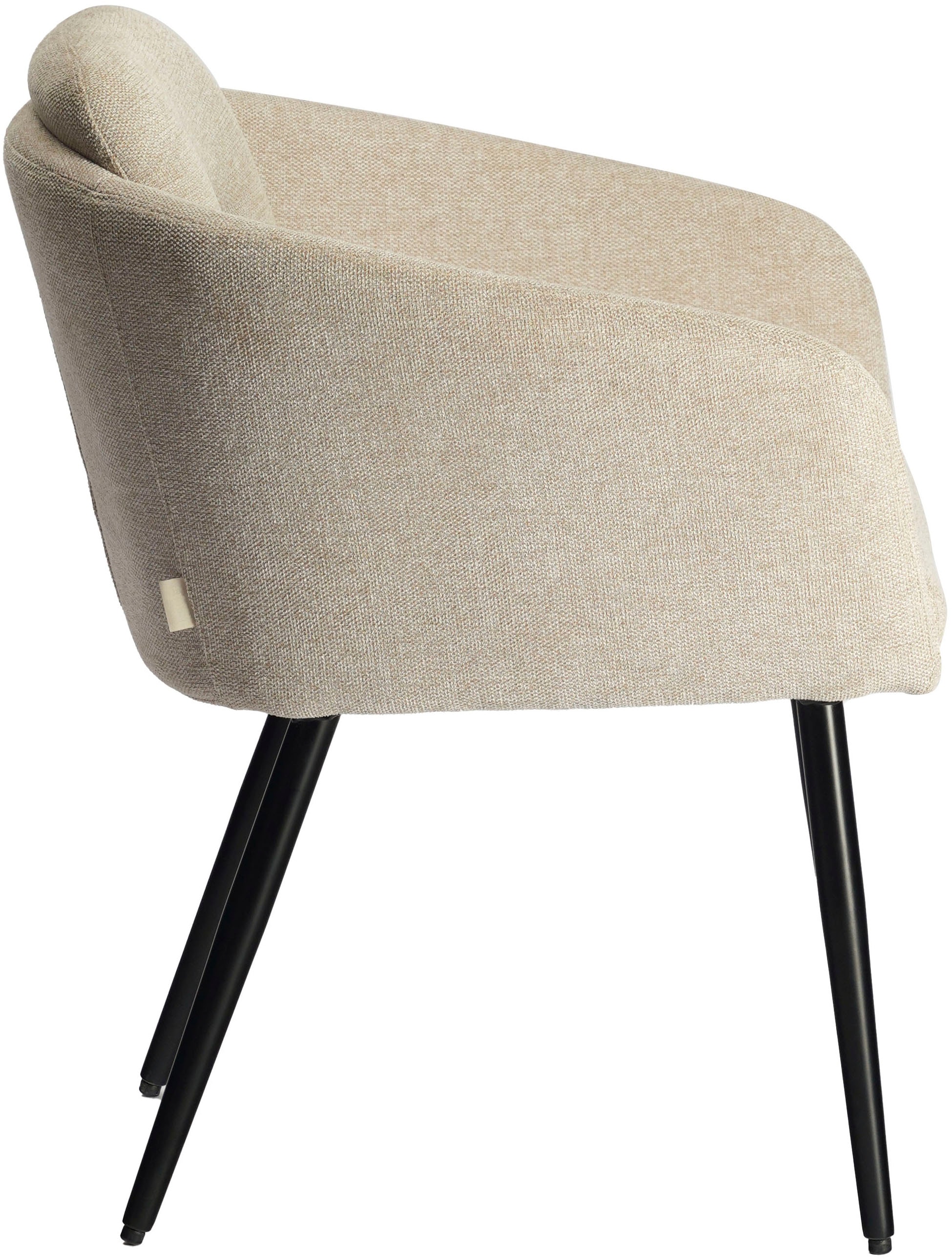 LeGer Home by Lena Gercke Chaise de salle à manger »Fleur« (Set) 2 cuisStrukturstoff, ergonomisches Design, gesteppte Rückenlehne