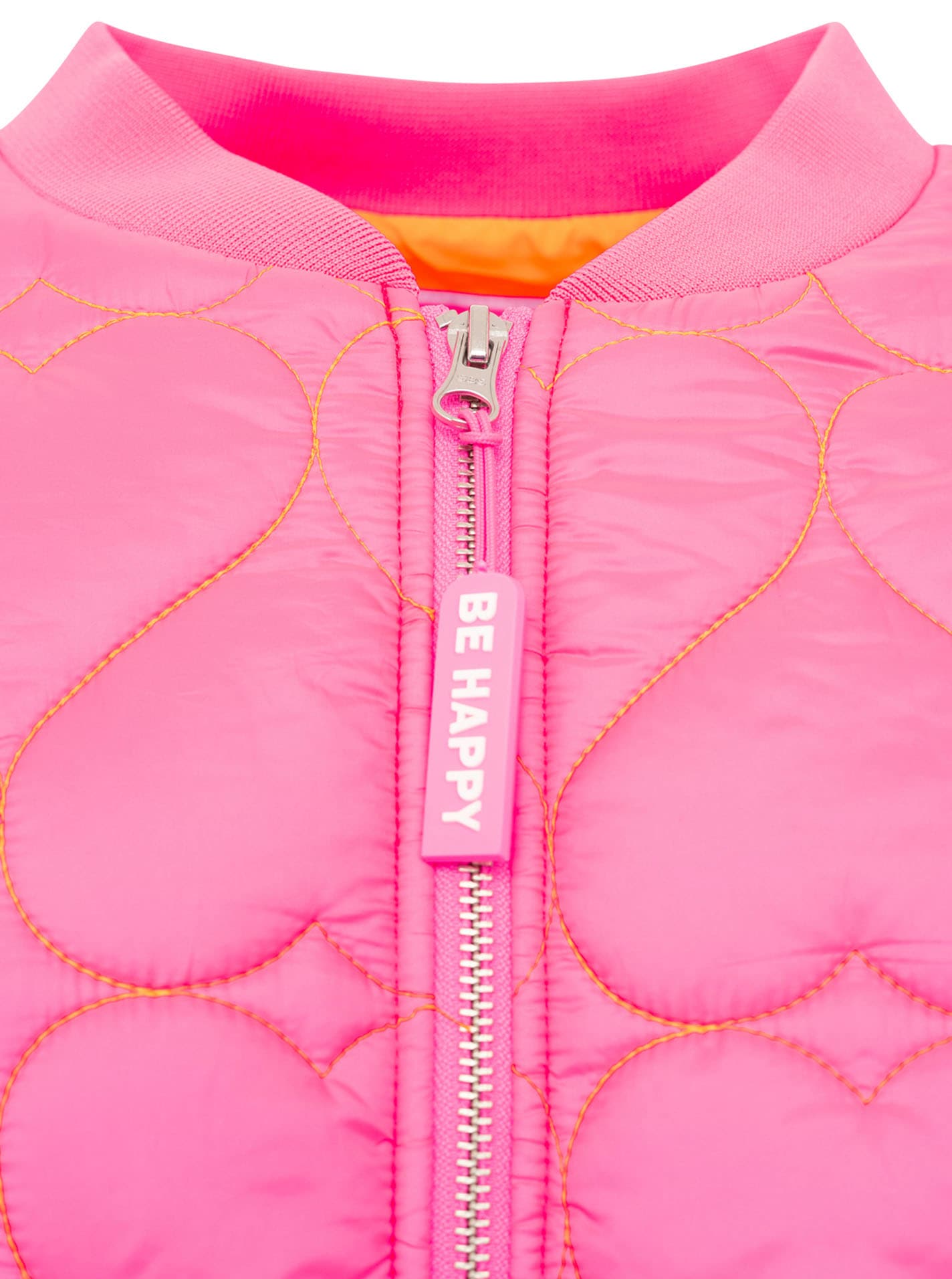 Zwillingsherz Veste bomber »"Be Happy"« ohne Kapuze modisch, Kontrastdetails, regular fit, langärmelig, mit Herzsticker