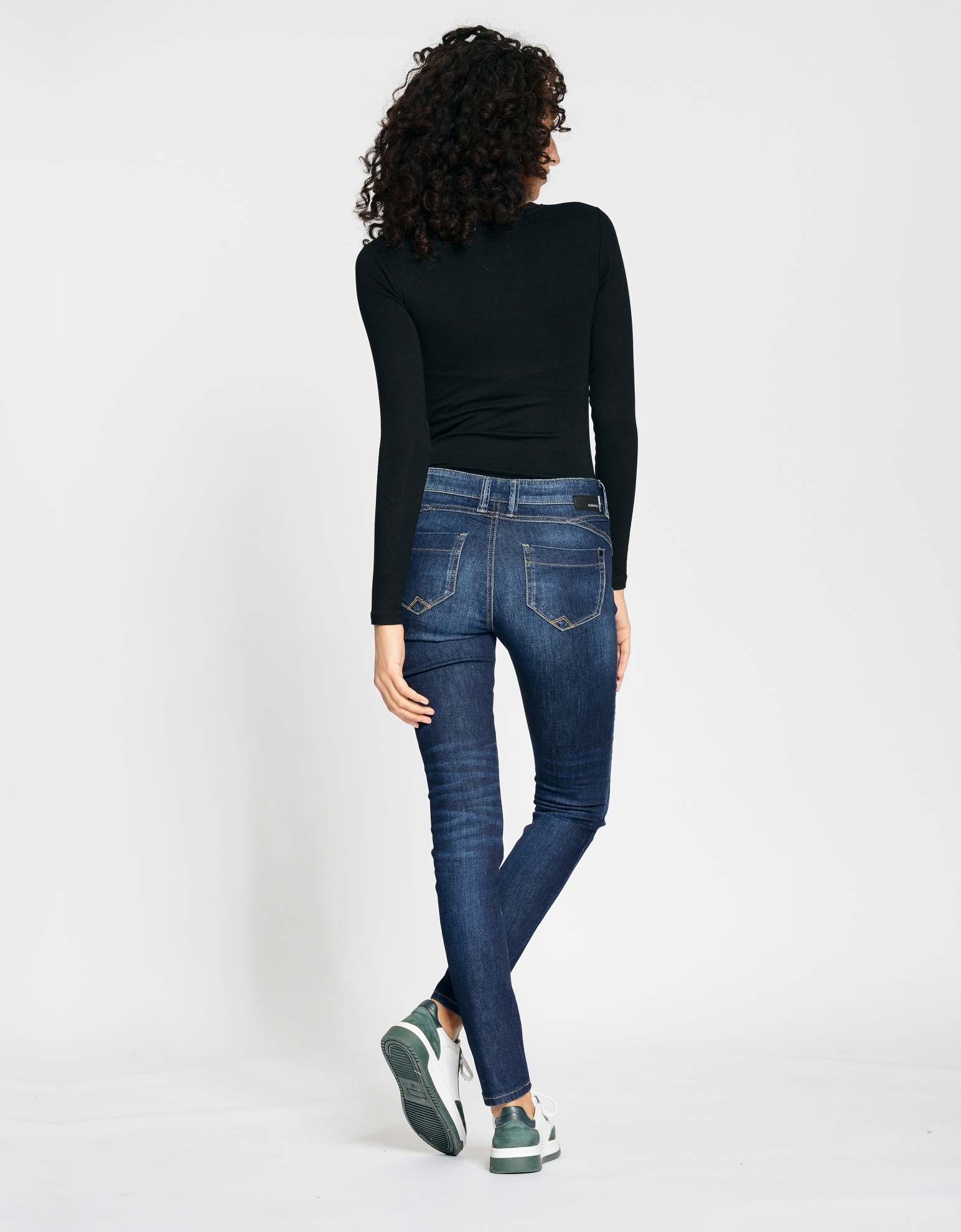 GANG Skinny-fit-Jeans »94NIKITA« mit Zipper-Detail an der Coinpocket