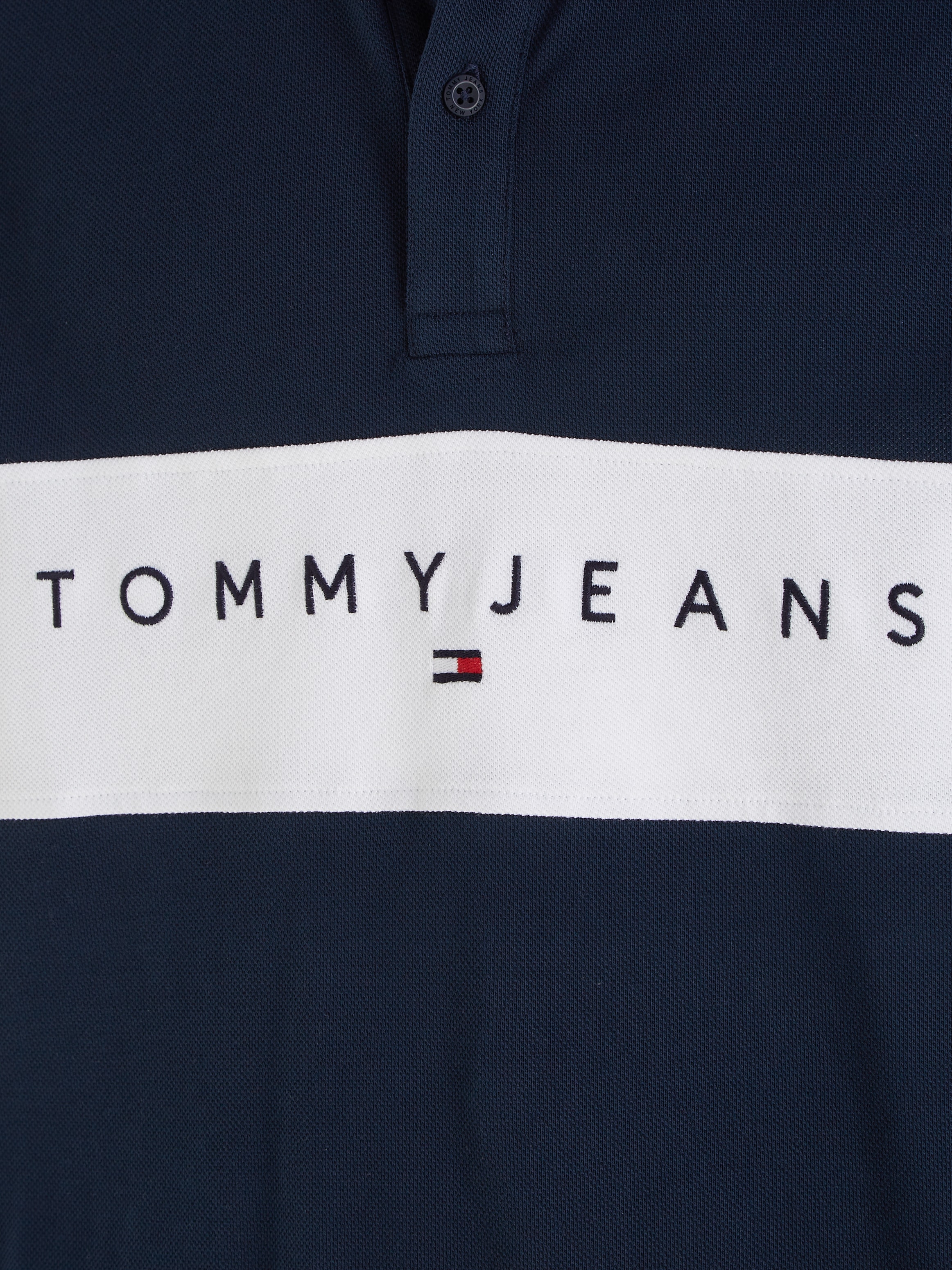 Tommy Jeans Poloshirt »TJM REG LINEAR POLO«, mit grossem Tommy Jeans Schriftzug