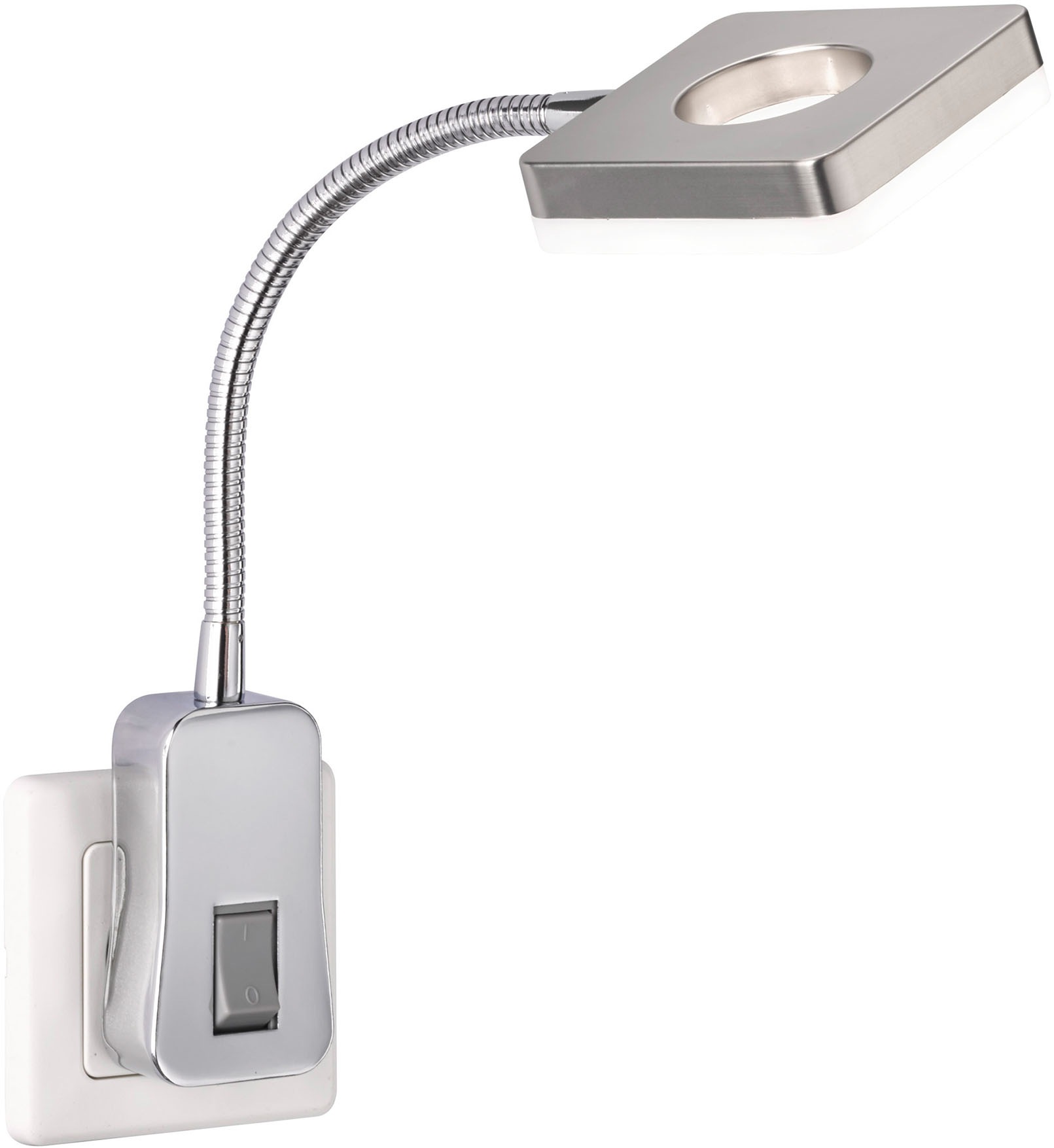 Image of ACTION by WOFI LED Wandleuchte »Steckdosenleuchte 1flg«, LED-Modul, 1 St., Warmweiss, kinderleichte Bedienung bei Ackermann Versand Schweiz