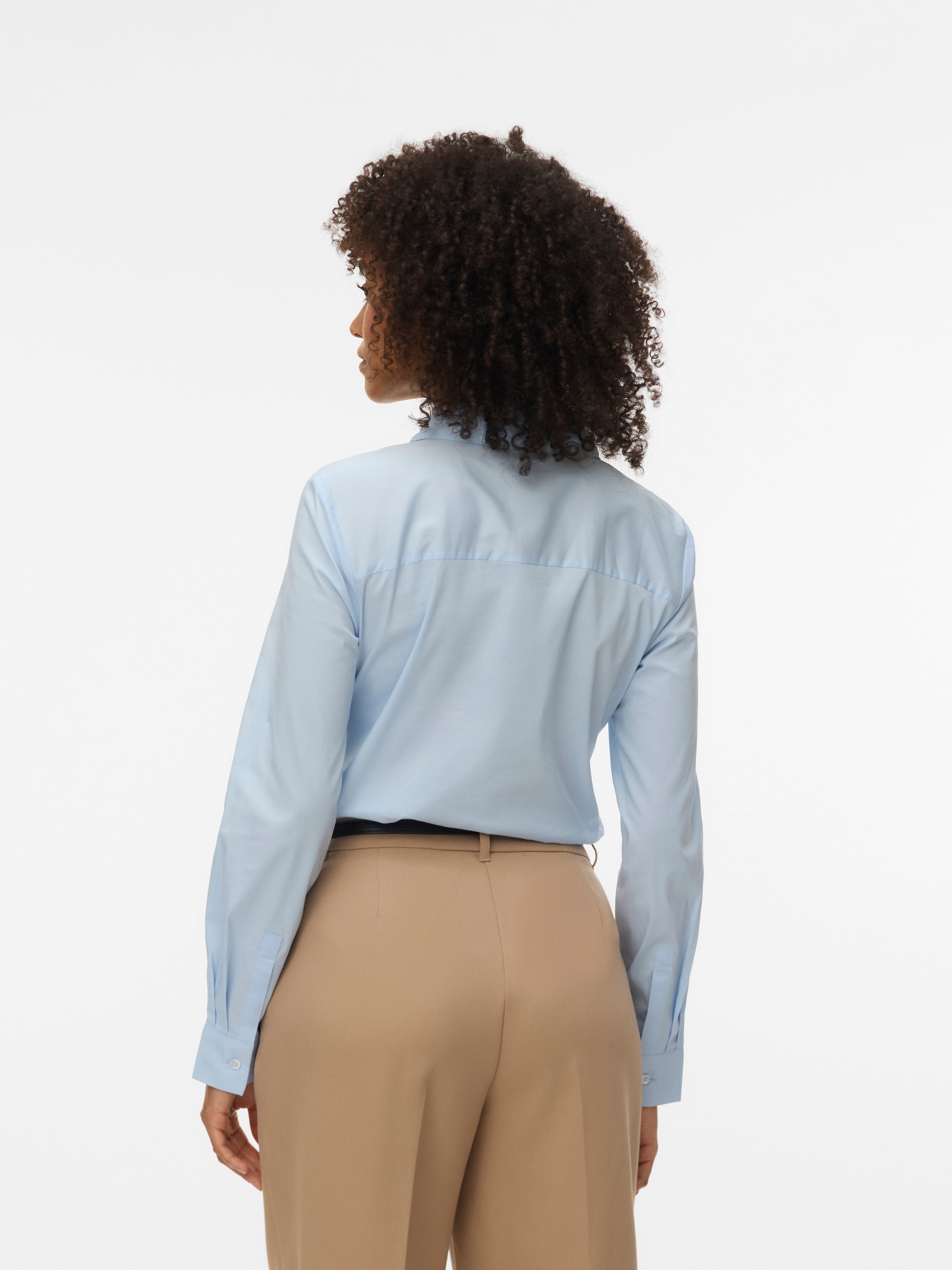 Vero Moda Langarmbluse »VMSOPHIE LS SHIRT WVN NOOS« Baumwollmischung, regular fit