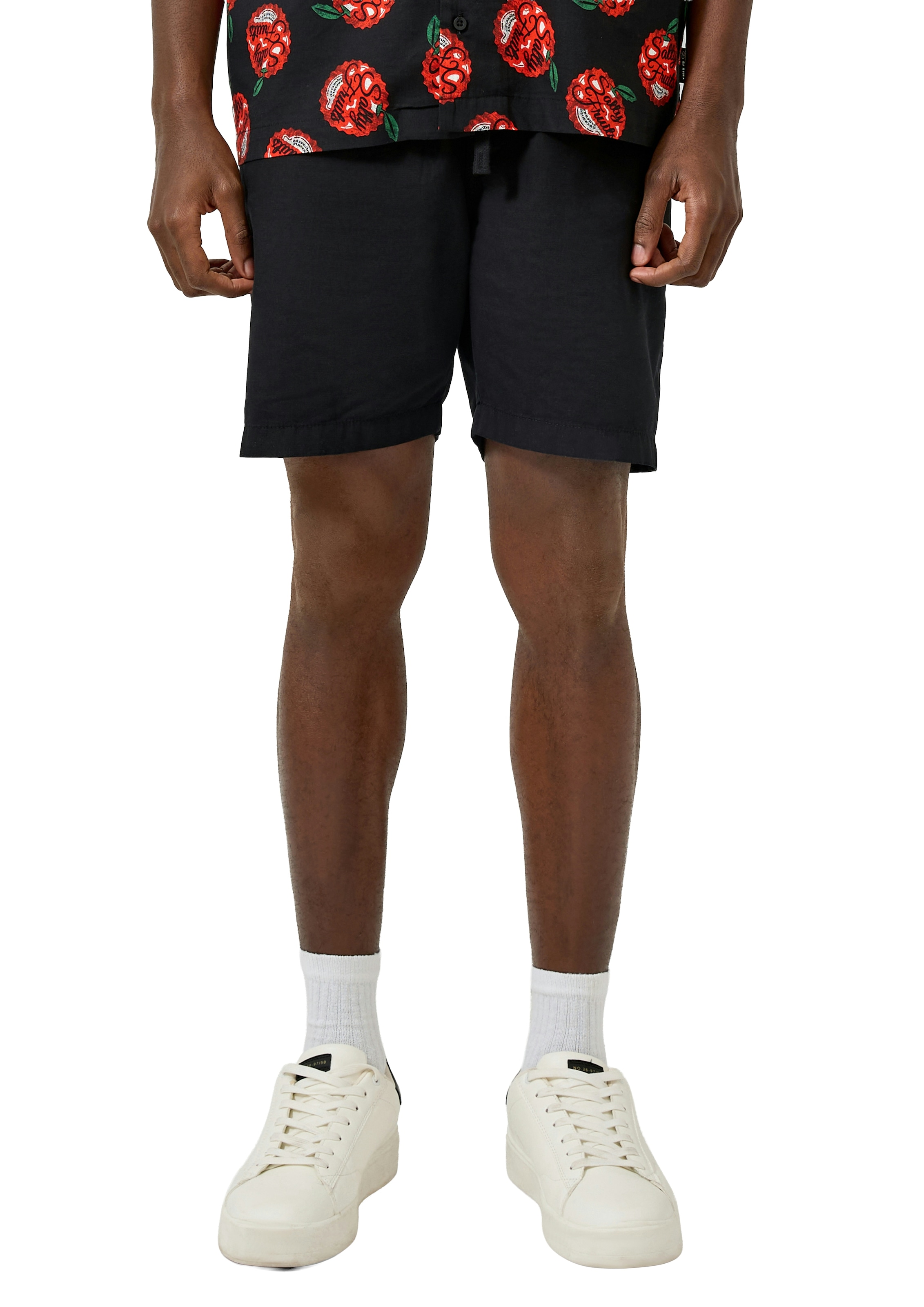 Image of QS Bermudas Sommershorts mit Kordelzug und Leinen