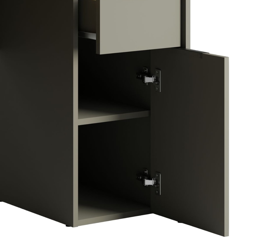 GOODproduct Bureau »Peooria Computertisch mit Monitoraufsatz & Towerfach, viel Stauraum« bureau, bureau gaming avec tiroir, moderne, largeur 160 cm