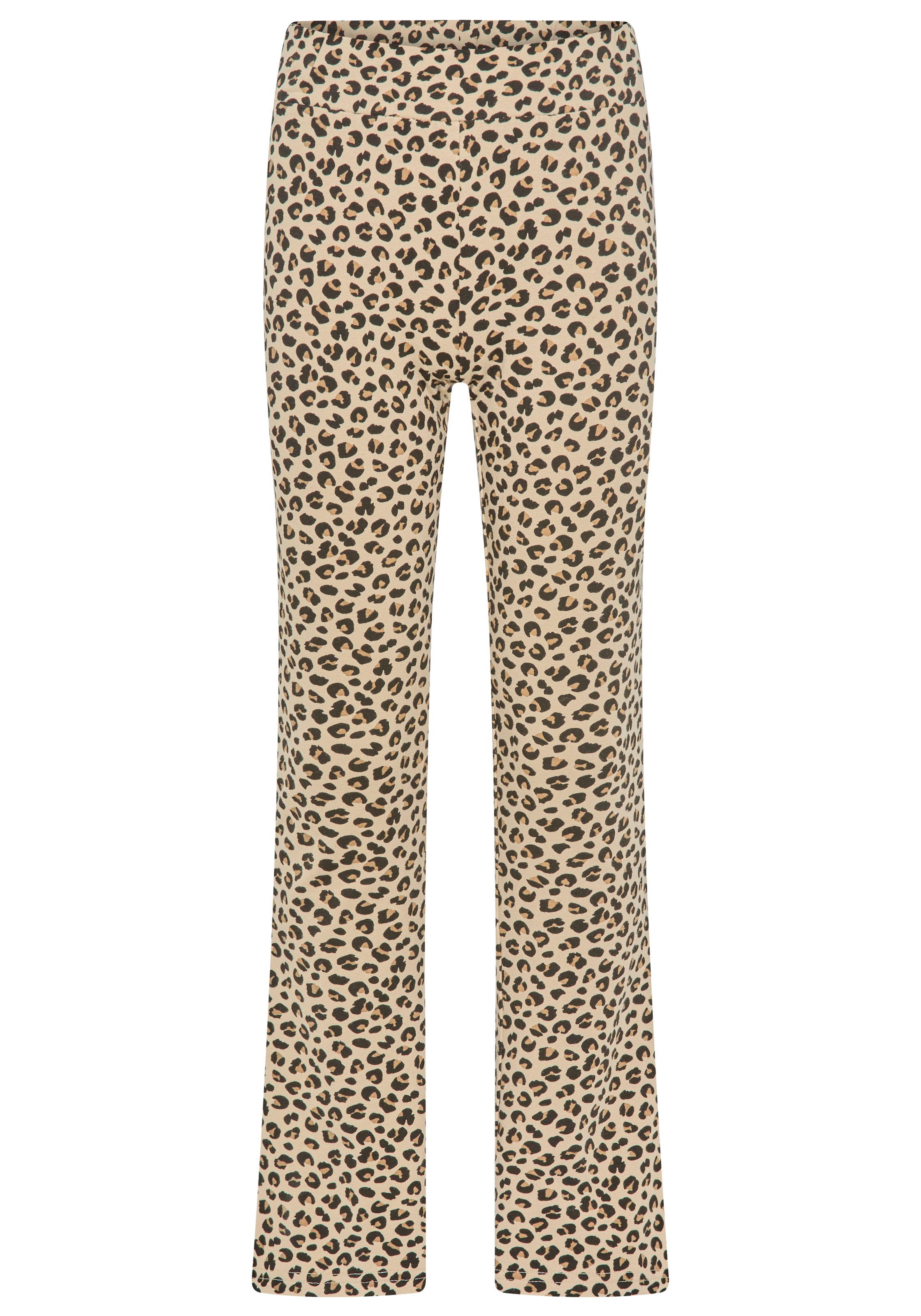 KIDSWORLD Jazzpants »Leggings mit Schlag«, Jazzpants Bootcut, Leoprint