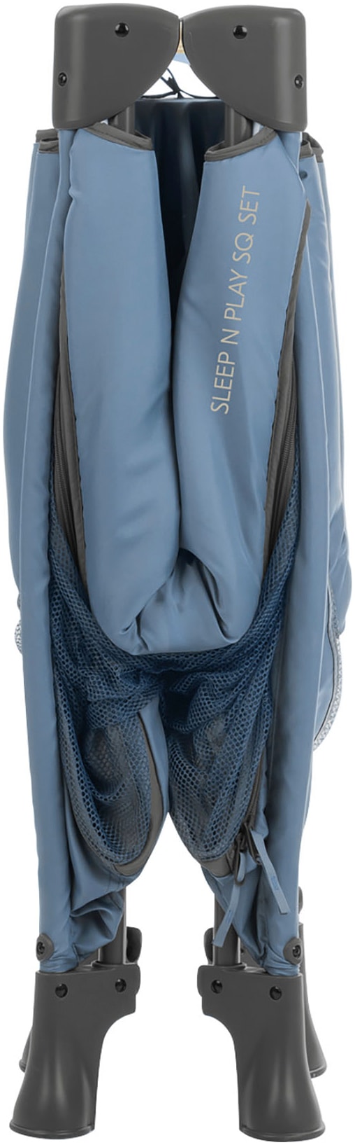 Hauck Lit de voyage pour bébé »Sleep N Play SQ, Set dark blue« inklusive Schaumstoff-Matratze