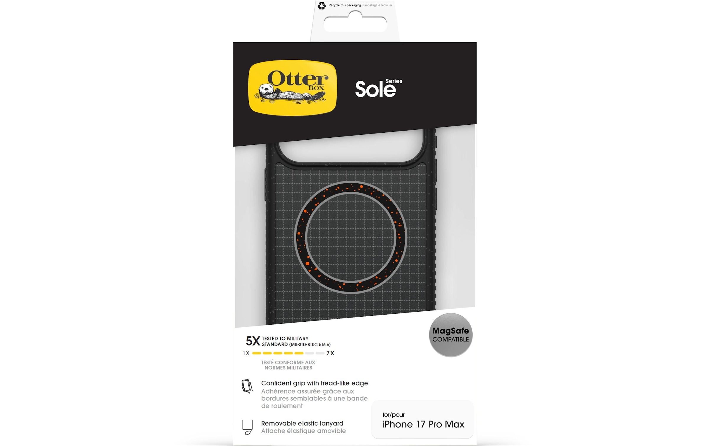 Otterbox Étui pour smartphone »Back Cover Sole iPhone 17 Pro Max« 17,5 cm (6,9 Zoll) Schutzhülle für das iPhone 17 Pro Max