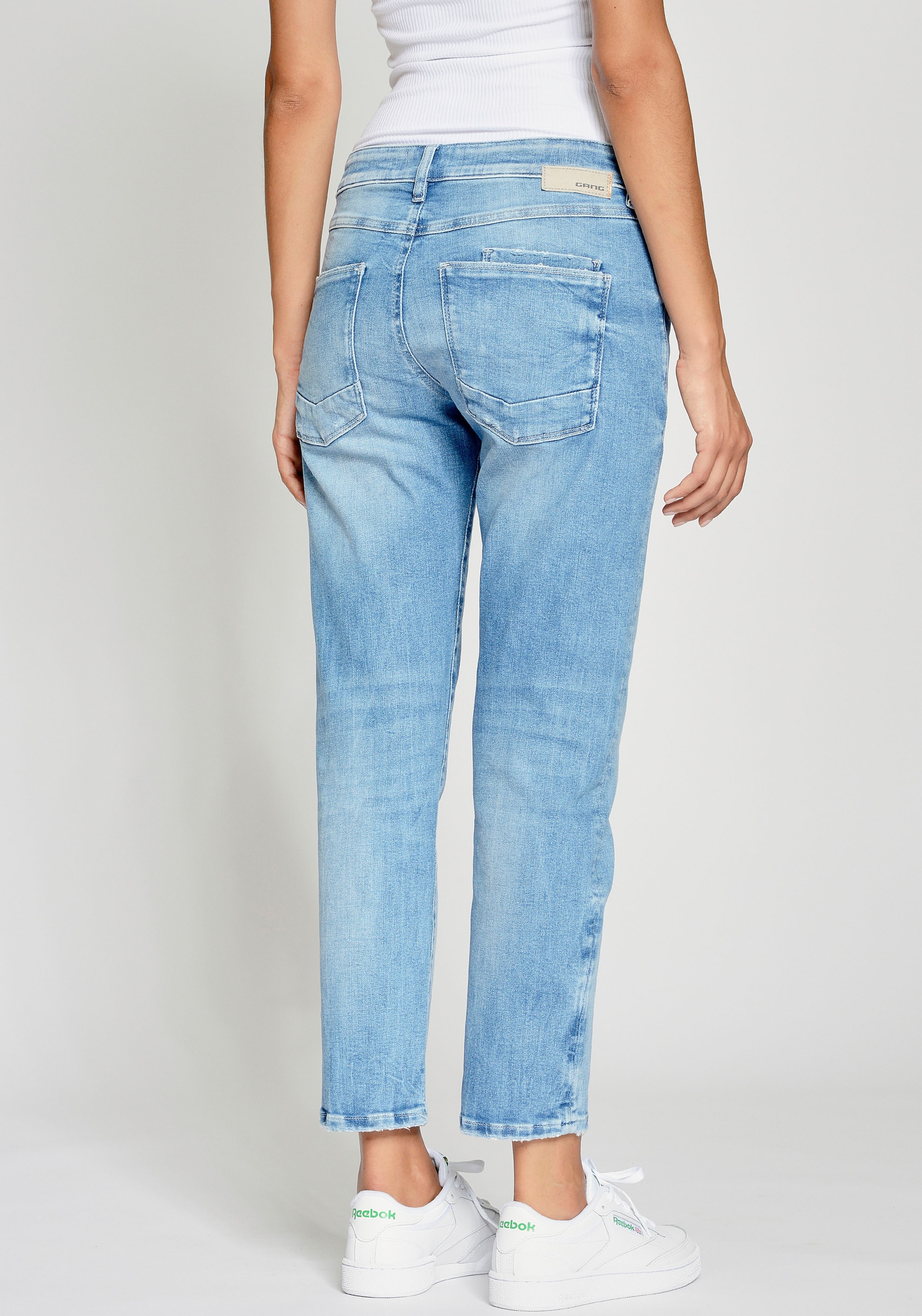 GANG Boyfriend-Jeans »94NADIA«, 5-Pocket Style mit Reissverschluss und Knopf