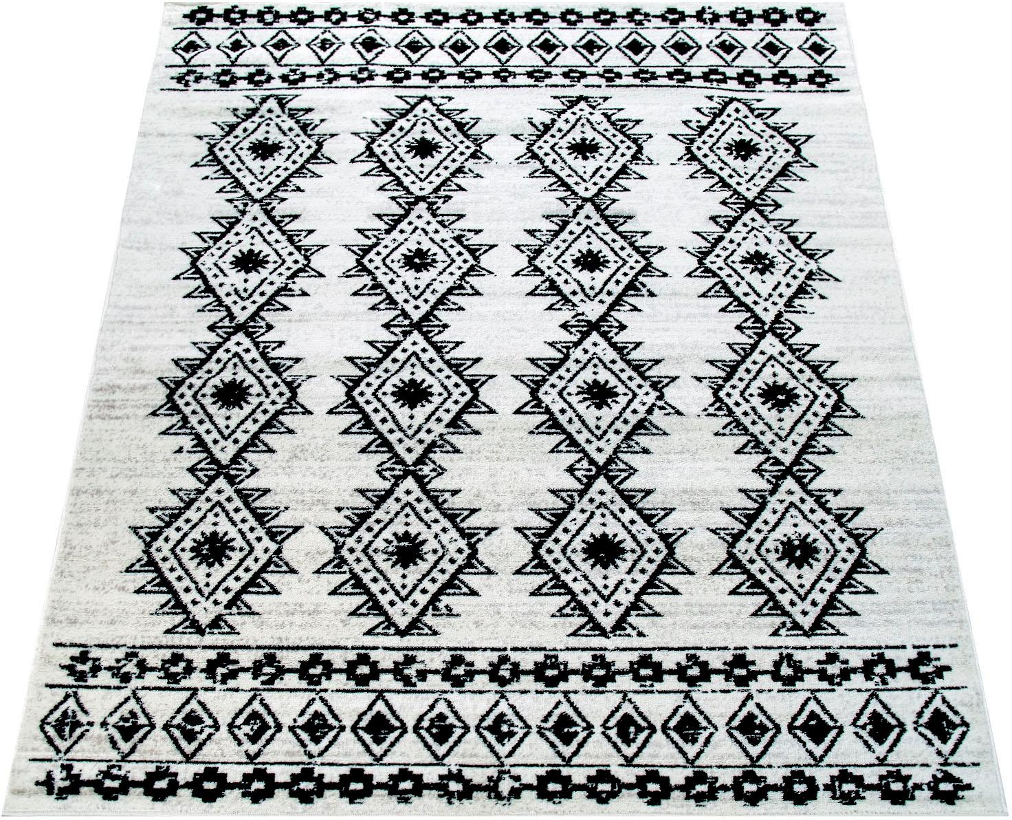 Image of Paco Home Teppich »Tara 214«, rechteckig, 13 mm Höhe, Kurzflor im Vintage Look, Wohnzimmer bei Ackermann Versand Schweiz