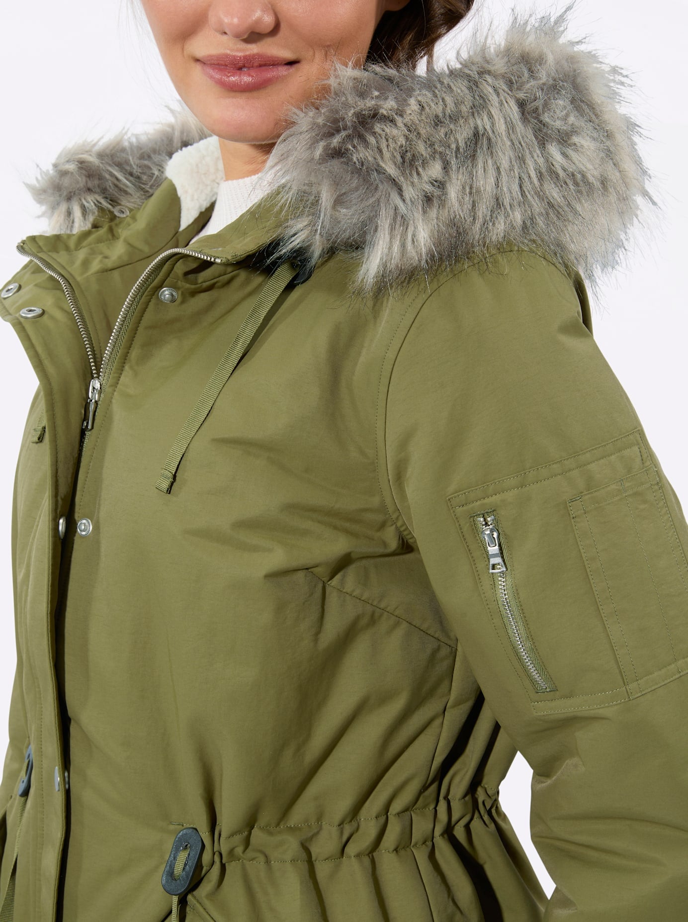 Inspirationen Parka mit Kapuze