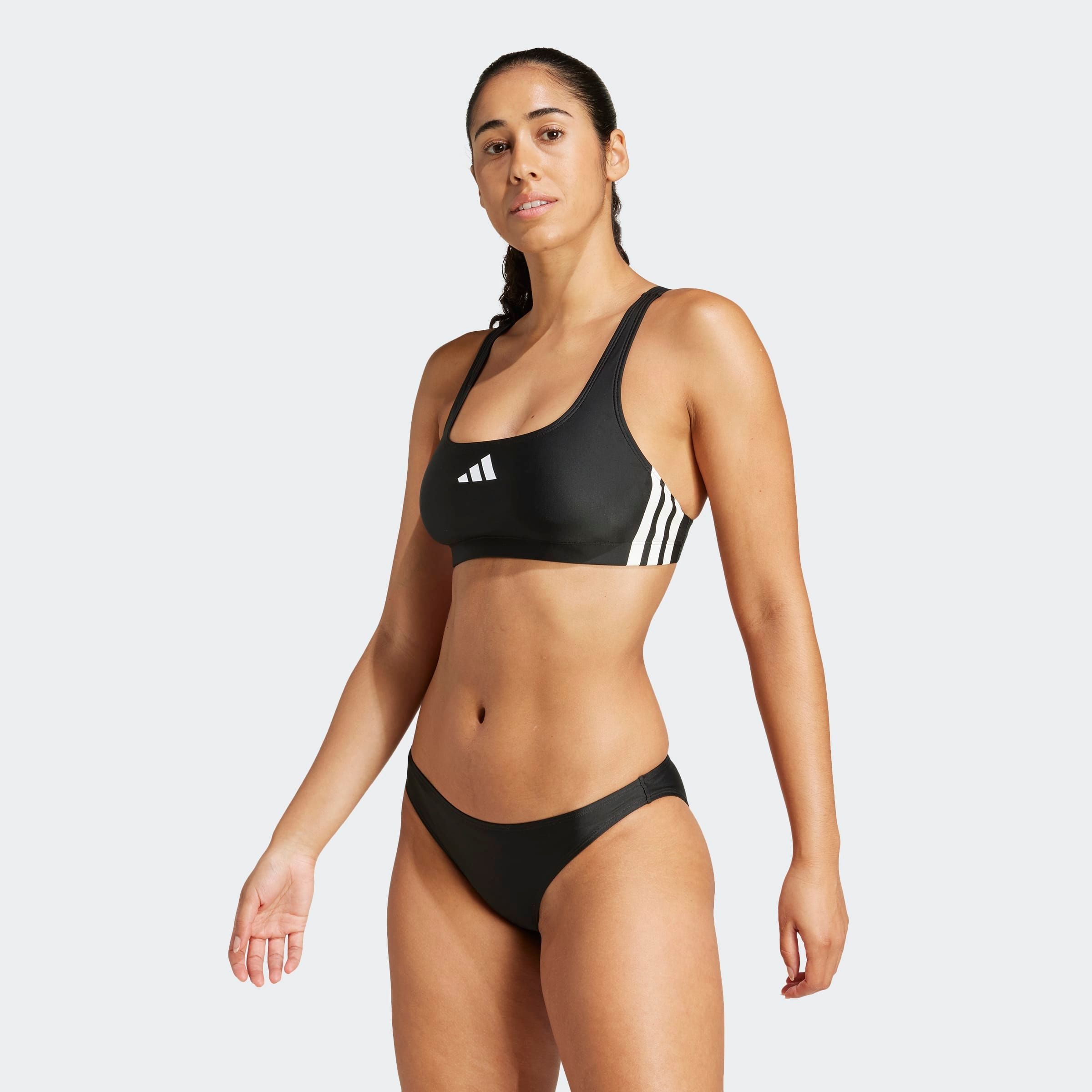 Image of adidas Performance Bustier-Bikini "3-STREIFEN V-BACK BIKINI"