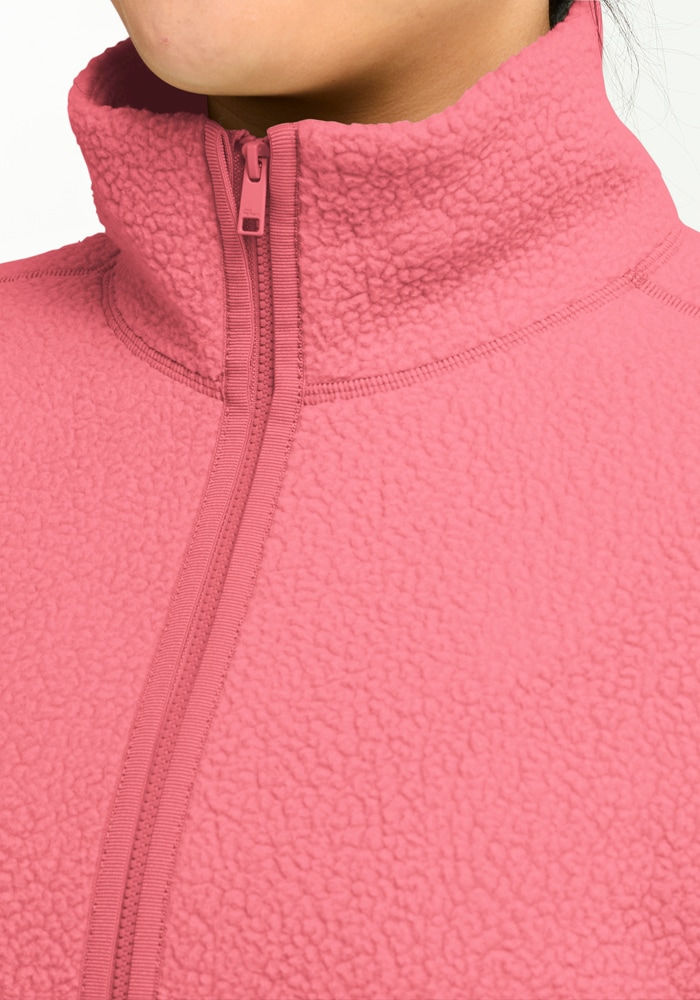 Jack Wolfskin Veste polaire »LITE CURL FZ W« atmungsaktives Material, elastische Kanten, Reissverschlusstaschen