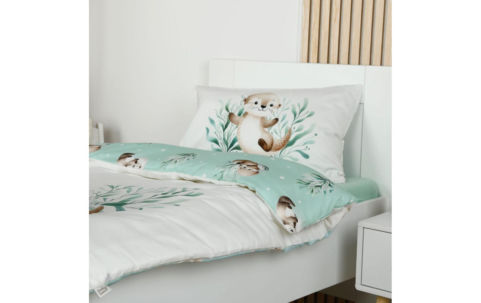 Herding Linge de lit pour enfants »Schnuffel-Otter« 2 Wendebettwäsche