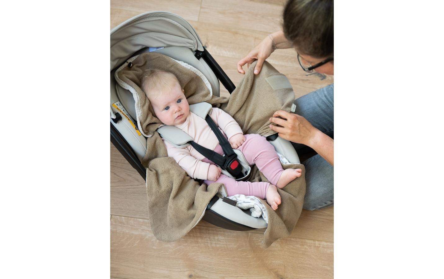 ULLENBOOM ® Couverture d'enveloppement »Leo 90 x 100 cm«