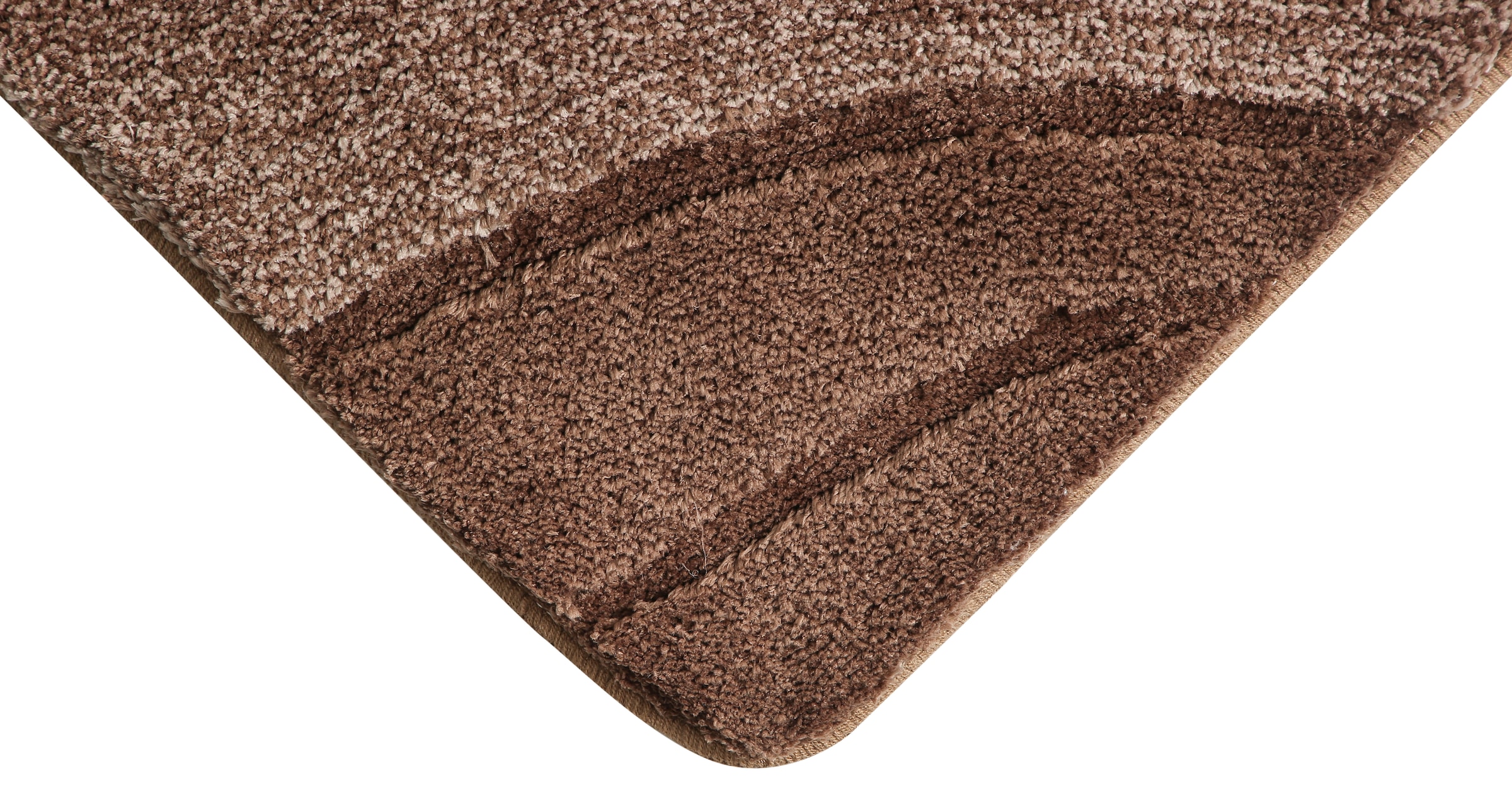 my home Badematte »Josie, Badvorleger, Badezimmer Teppich«, rutschhemmend beschichtet, fussbodenheizungsgeeignet-schnell trocknend-strapazierfähig, Badteppich, Badematten, rechteckig, rund & als 3-tlg. Set erhältlich