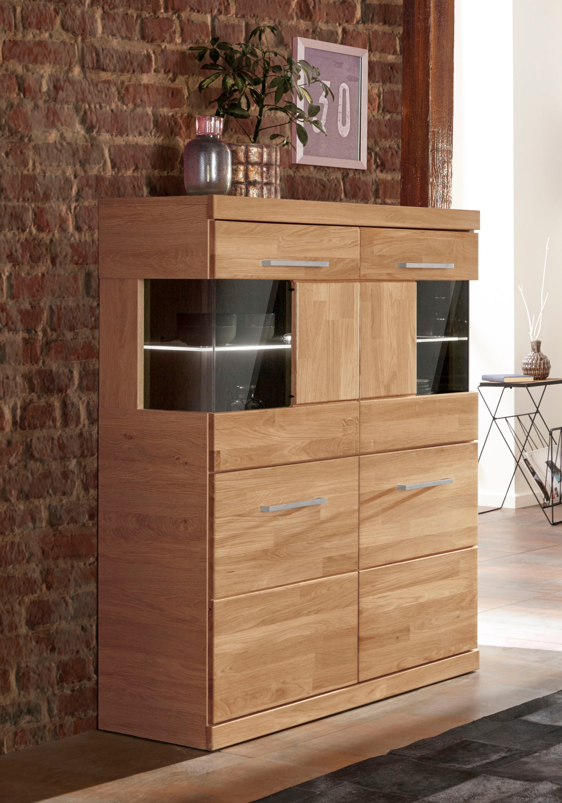 Image of Woltra Highboard »Ribe«, Breite 85 cm bei Ackermann Versand Schweiz