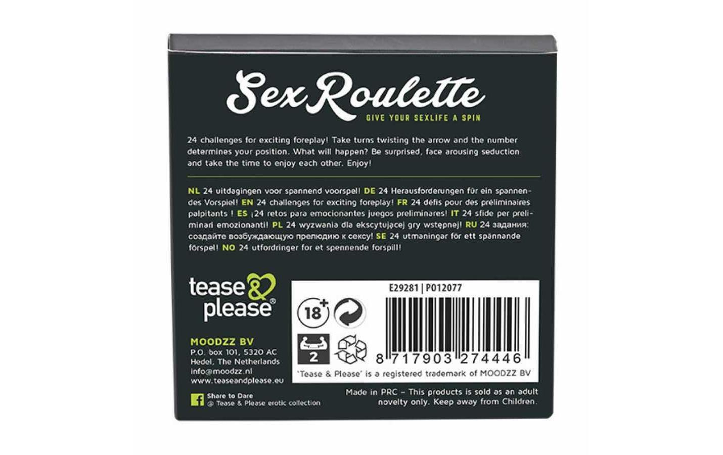 tease & please Erotik-Toy-Set »Sex Roulette Forepla«