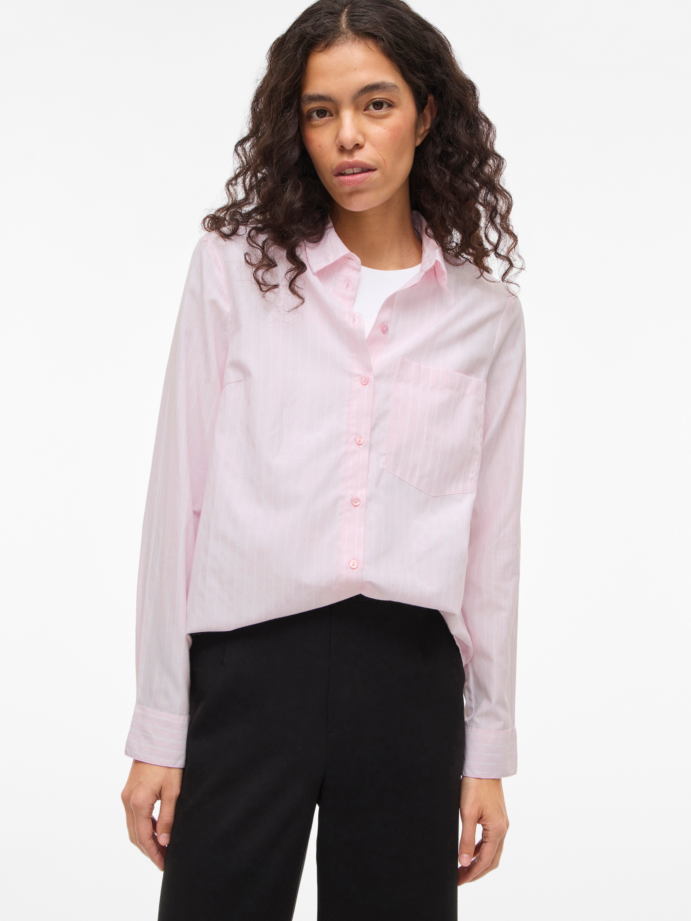 Image of Vila Langarmbluse "VIDARMA L/S REGULAR SHIRT - NOOS"