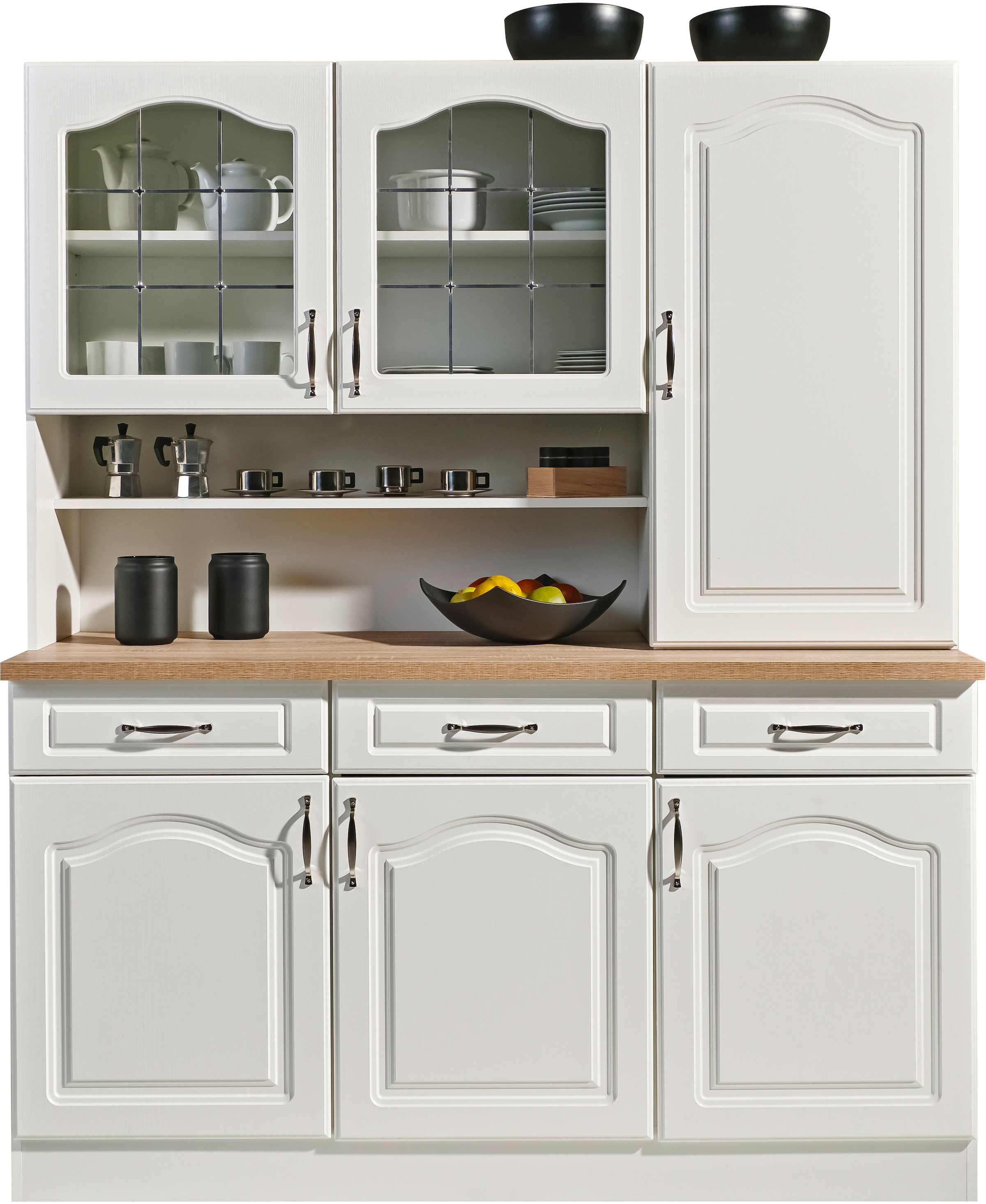 wiho Küchen Küchenbuffet »Linz« 150 cm breit, in Landhaus-Optik