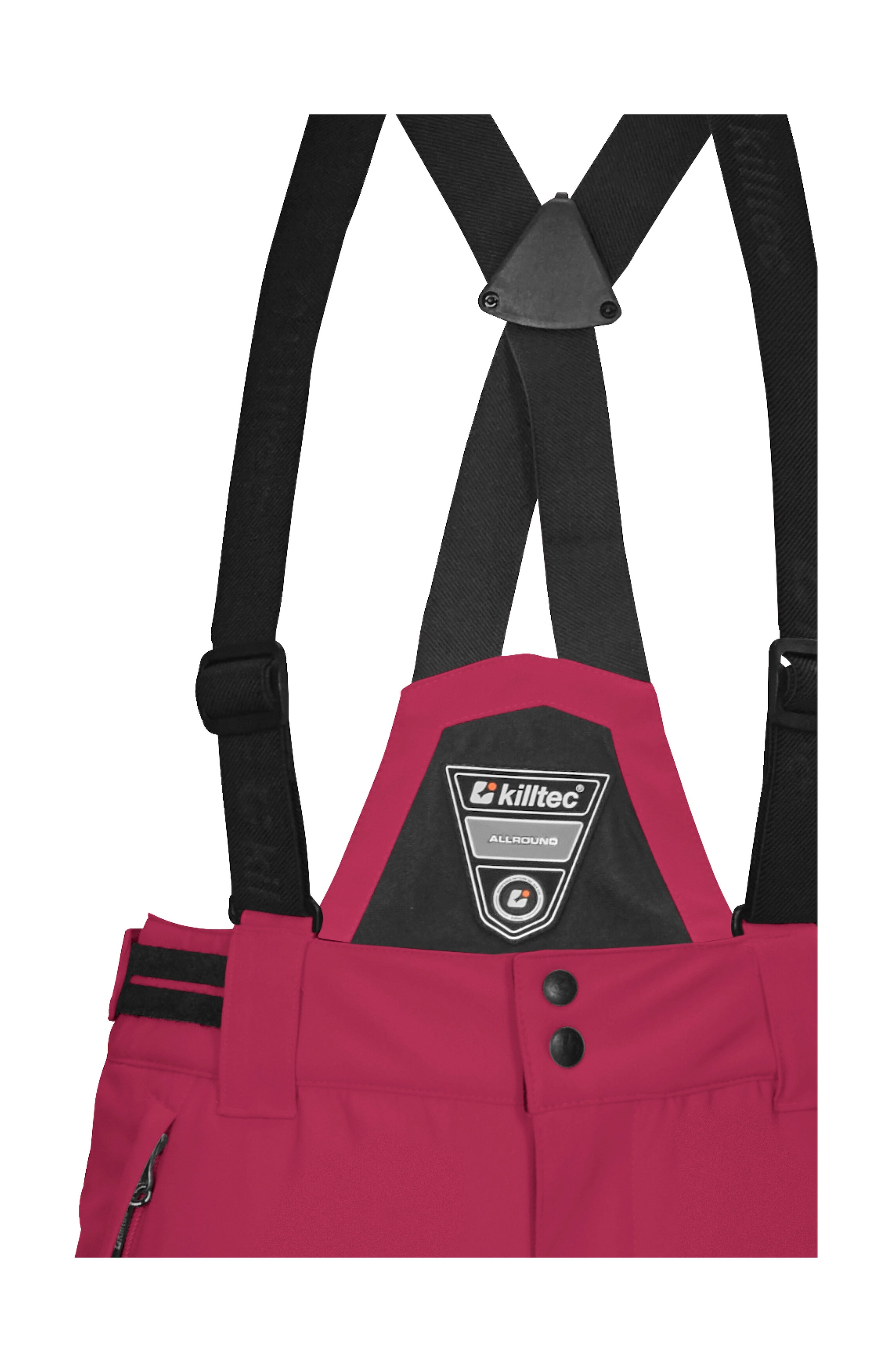 Killtec Skihose »KSW 77 GRLS SKI PNTS«  wasserdicht, atmungsaktiv, abnehmbarer Latz, verst. Seitenriegel