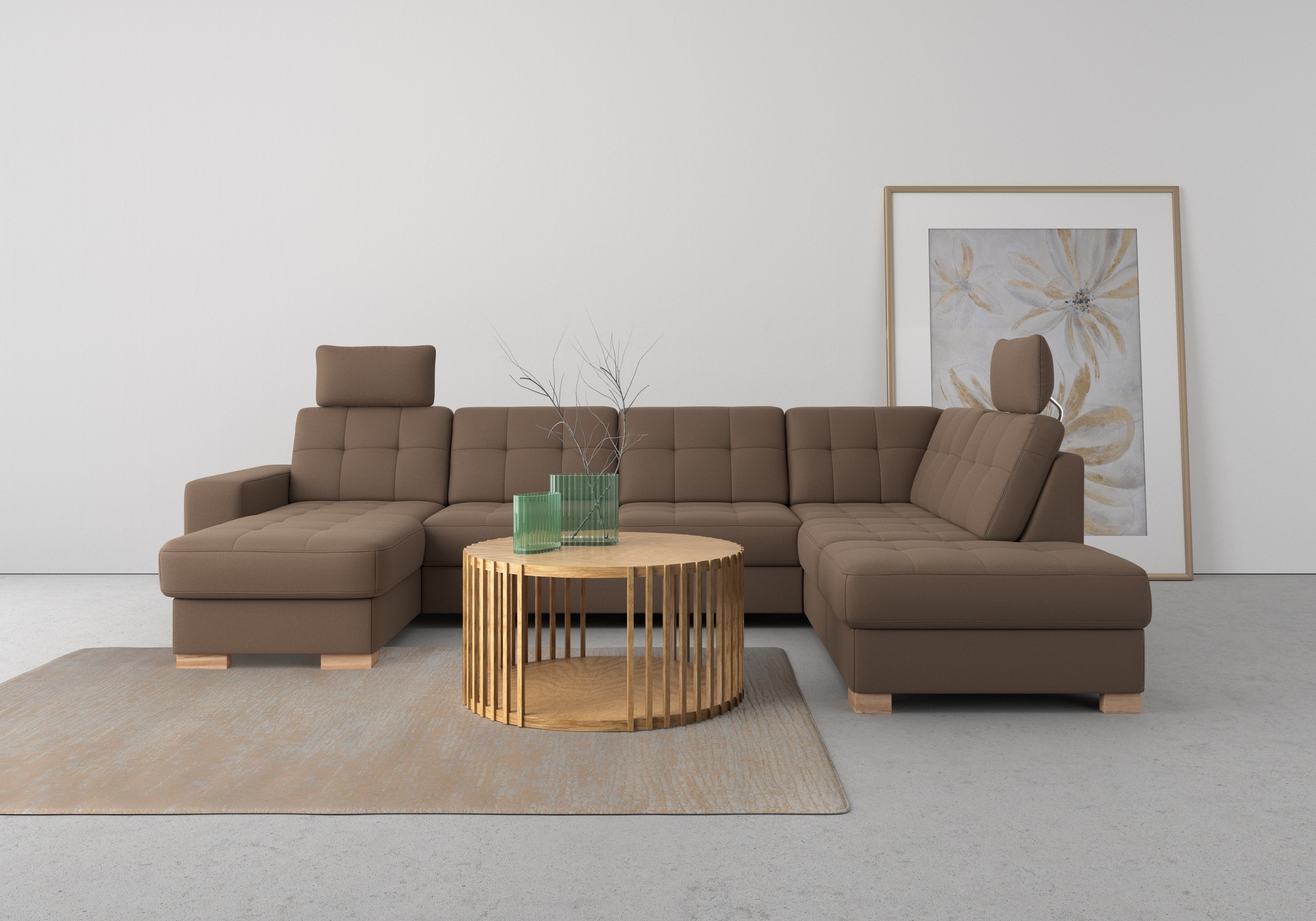 Image of sit&more Wohnlandschaft "Quincy U-Form" wahlweise mit Bettfunktion und Bettkasten