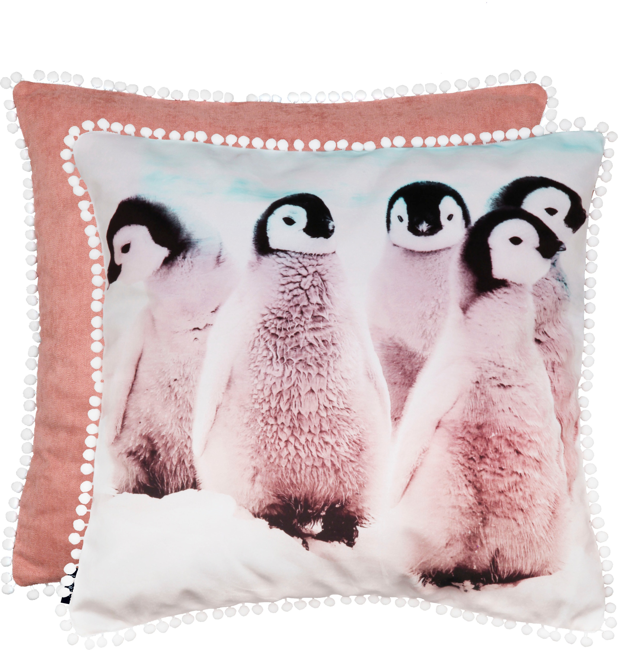 Image of WILLKOMMEN ZUHAUSE by ALBANI GROUP Dekokissen »Pinguin«, (2 St.), Kissenhülle bei Ackermann Versand Schweiz