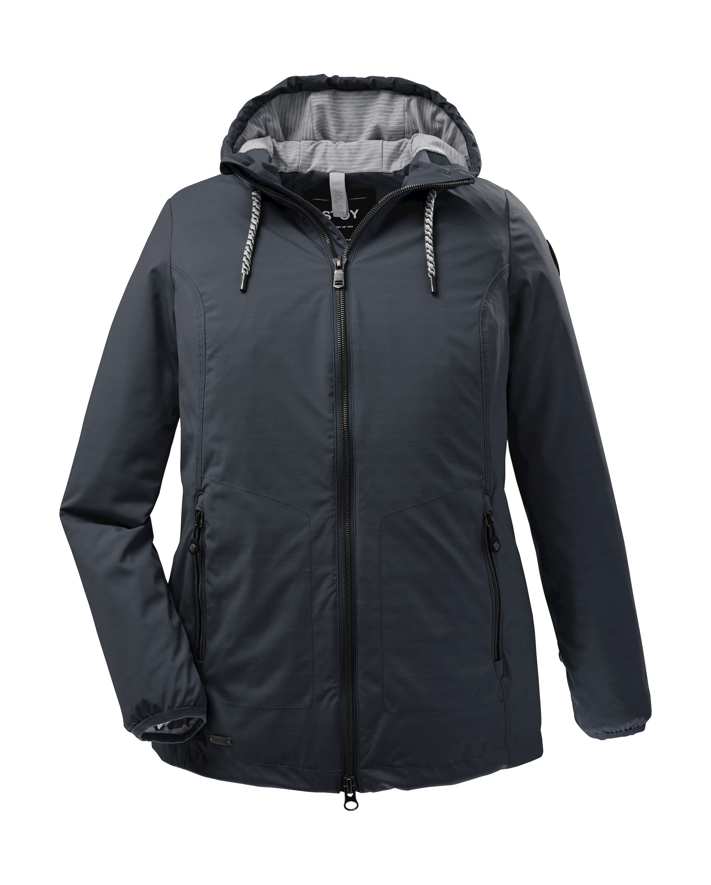 STOY Veste softshell »STS 5 WMN SFTSHLL JCKT« Softshelljacke: Plus-Size, wasserabweisend, atmungsaktiv