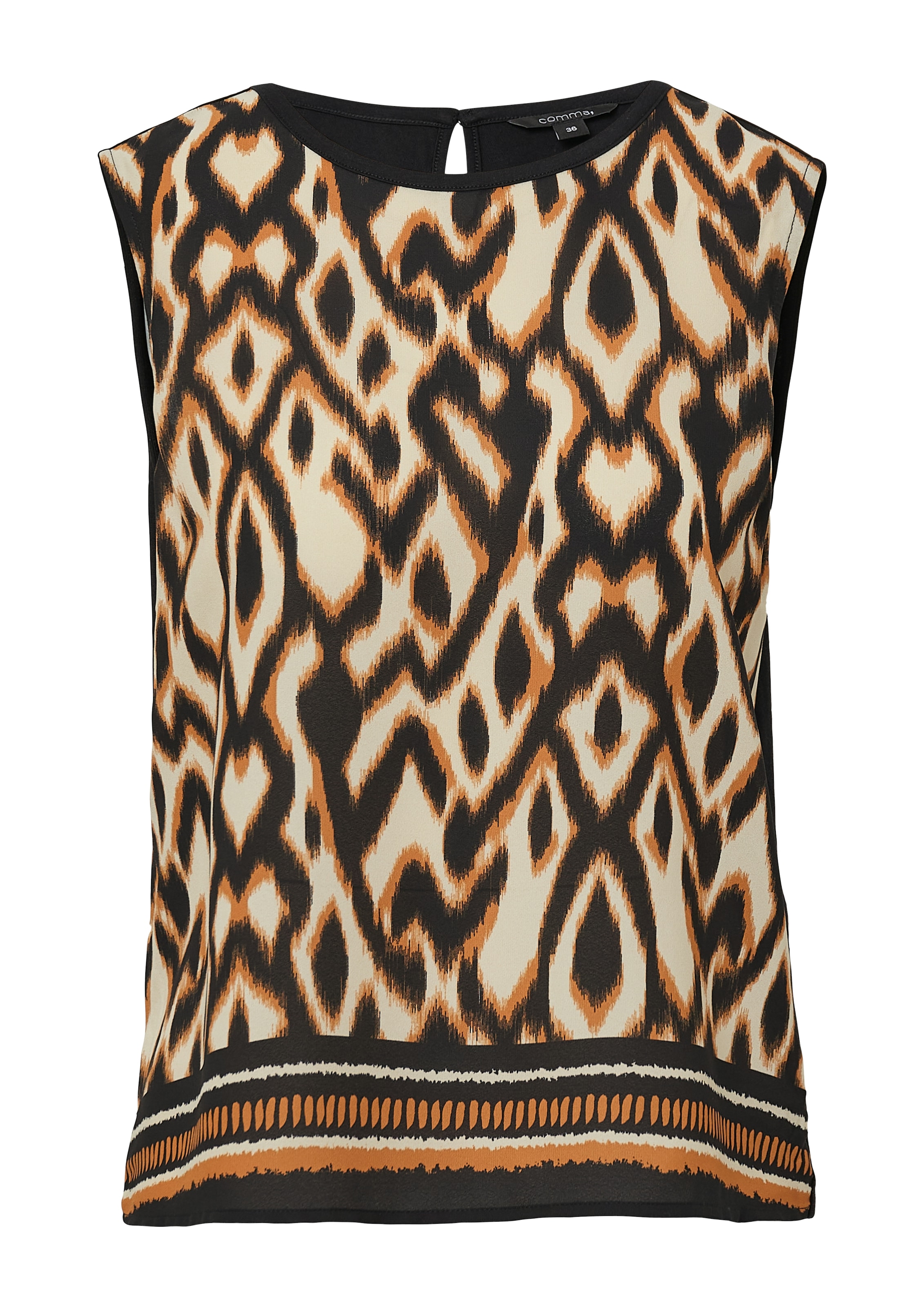 Comma Shirttop, mit grafischem Muster