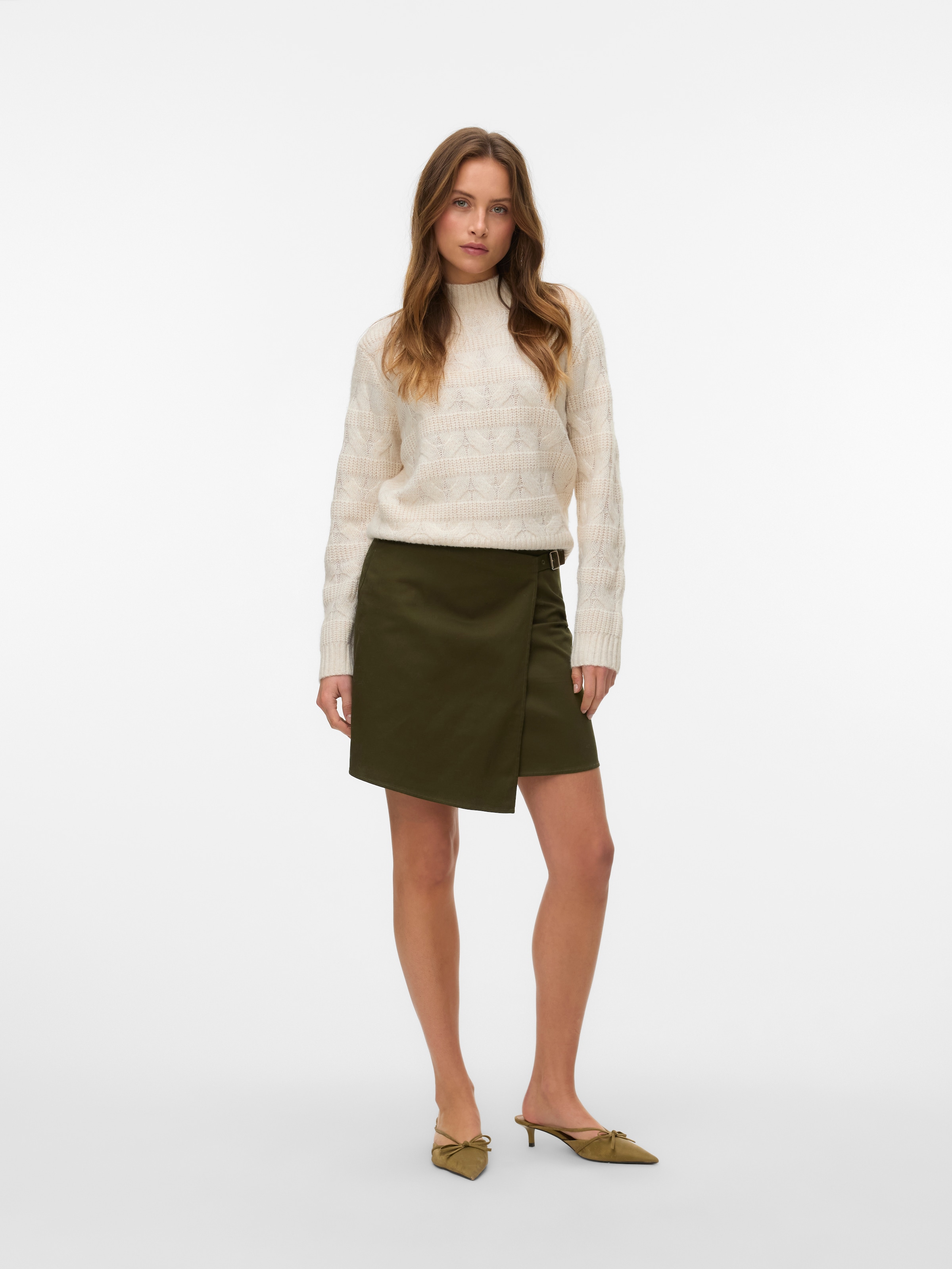 Vero Moda Pull en tricot »VMVIRGO LS HIGHNECK PULLOVER BF«