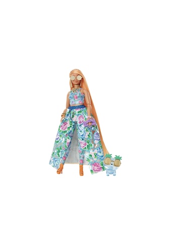 Anziehpuppe »Barbie Extra Fancy Puppe im blauen Kleid«