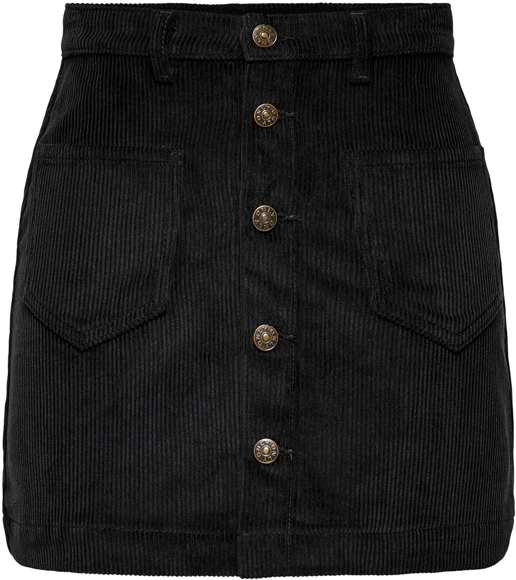 ONLY Minirock »ONLAMAZING HW CORD SKIRT«