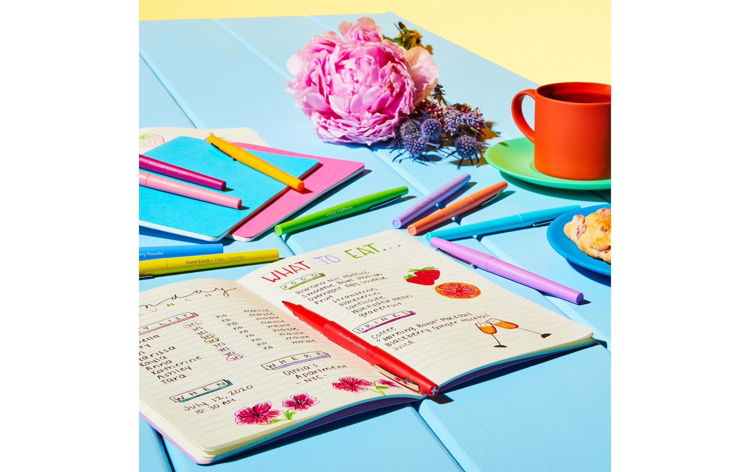 PAPERMATE Faserstift »Fasermaler Flair Scented«, Abwischbar