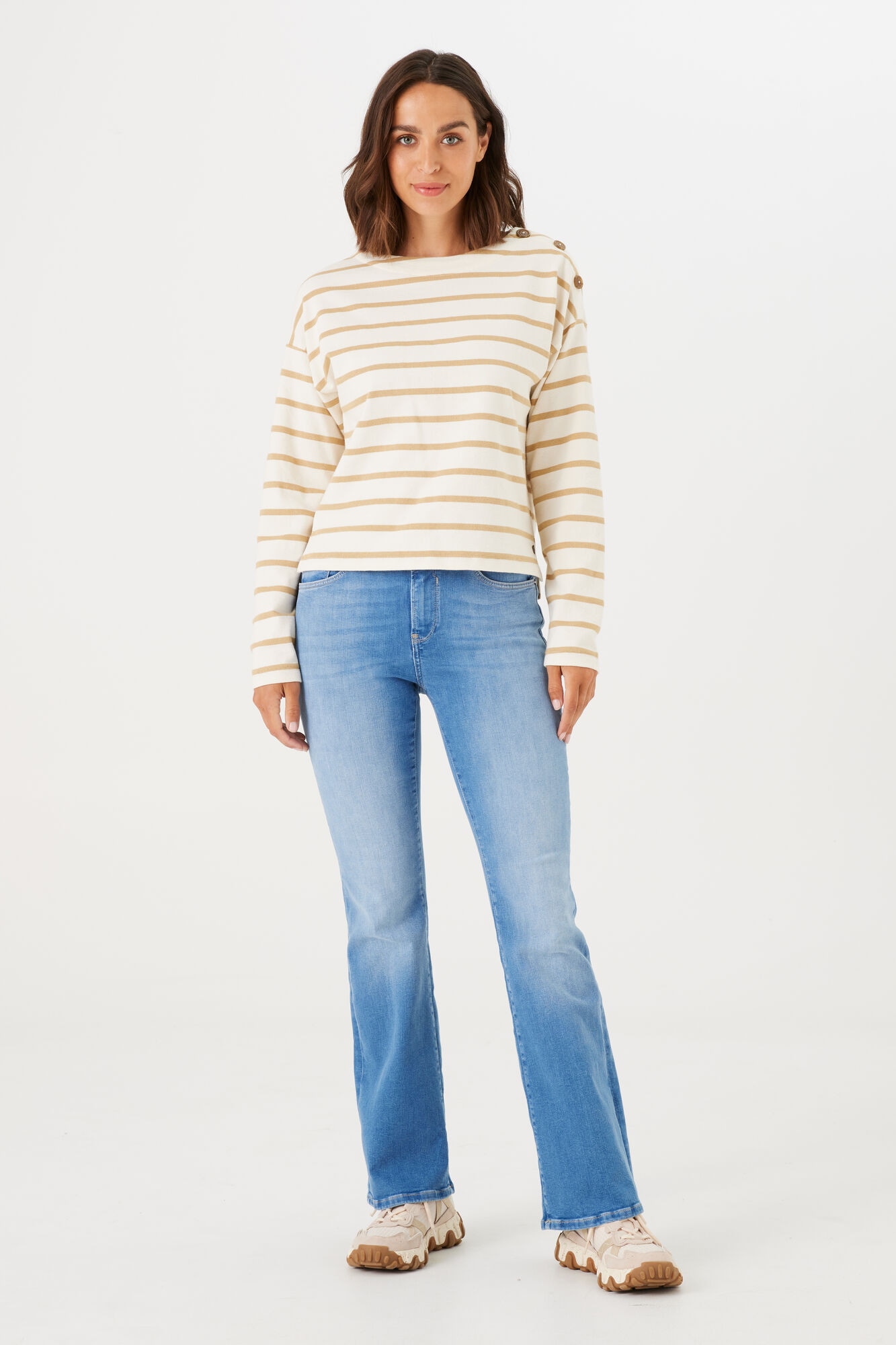 Garcia Slim-fit-Jeans »Celia Flare«