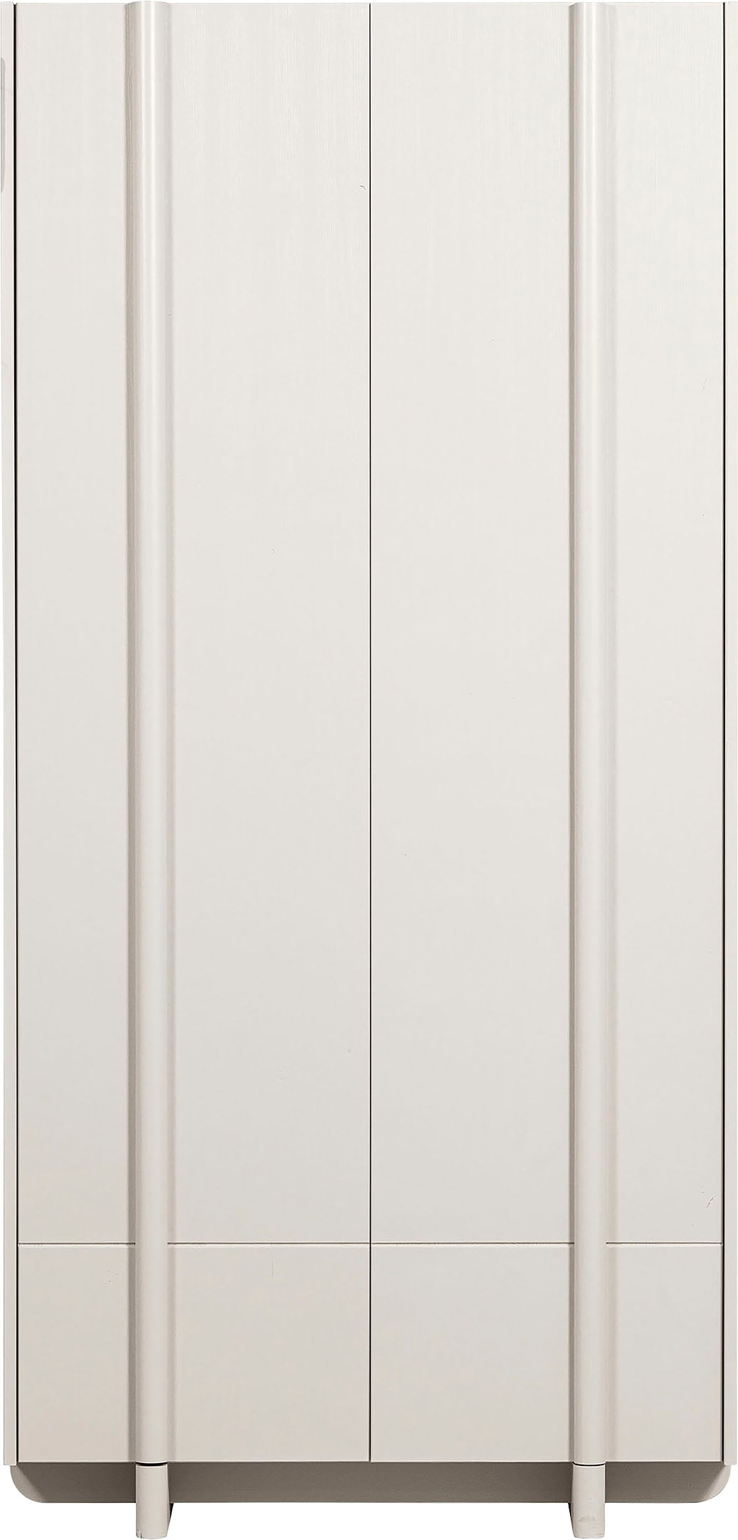 Image of WOOOD Garderobenschrank "Basu Mehrzweckschrank Vitrine" viel Stauraum 2 Türen, H 210 cm x B 101 cm