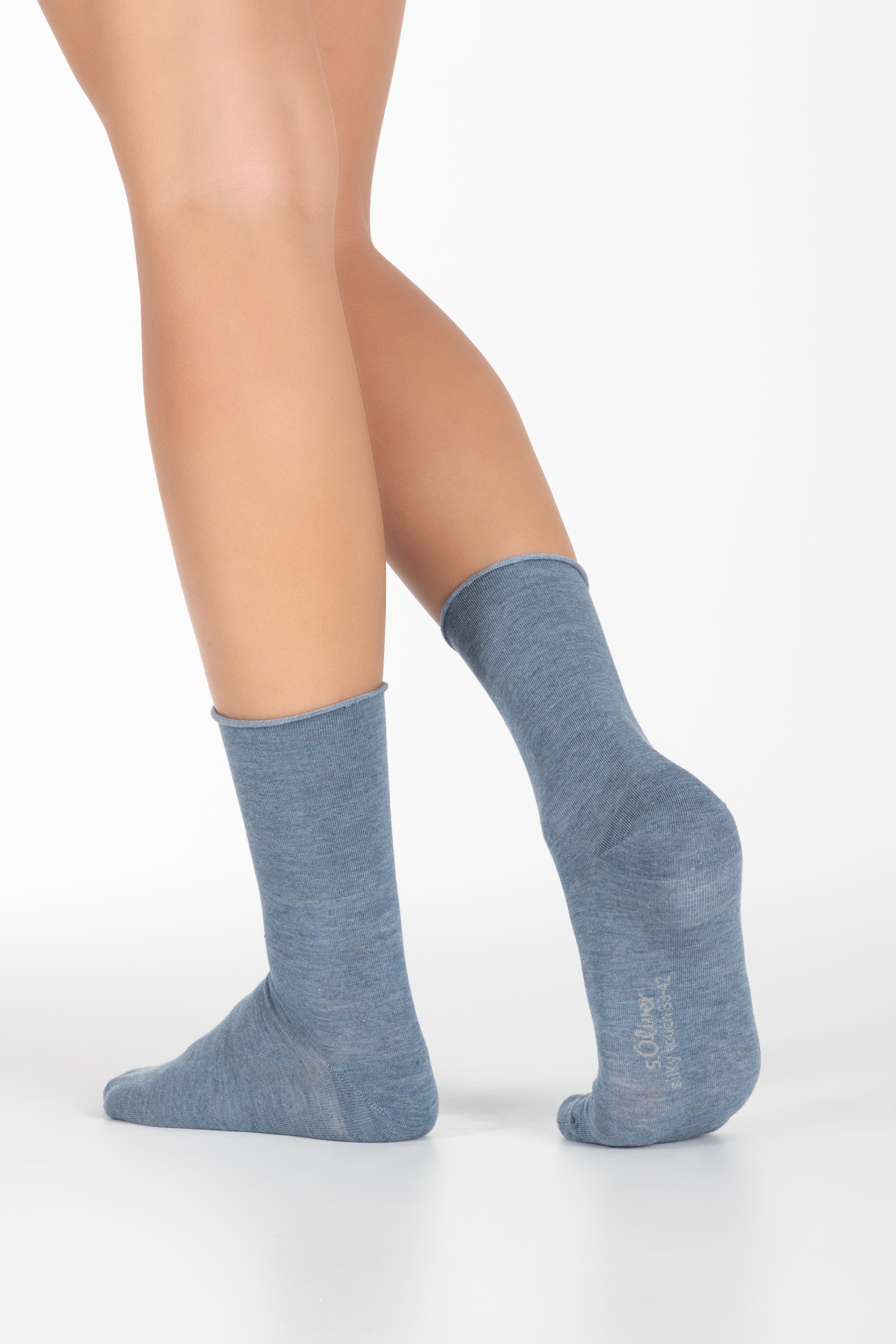 s.Oliver Chaussettes »silky touch« 4 cuis tlg. avec ceinture élastique