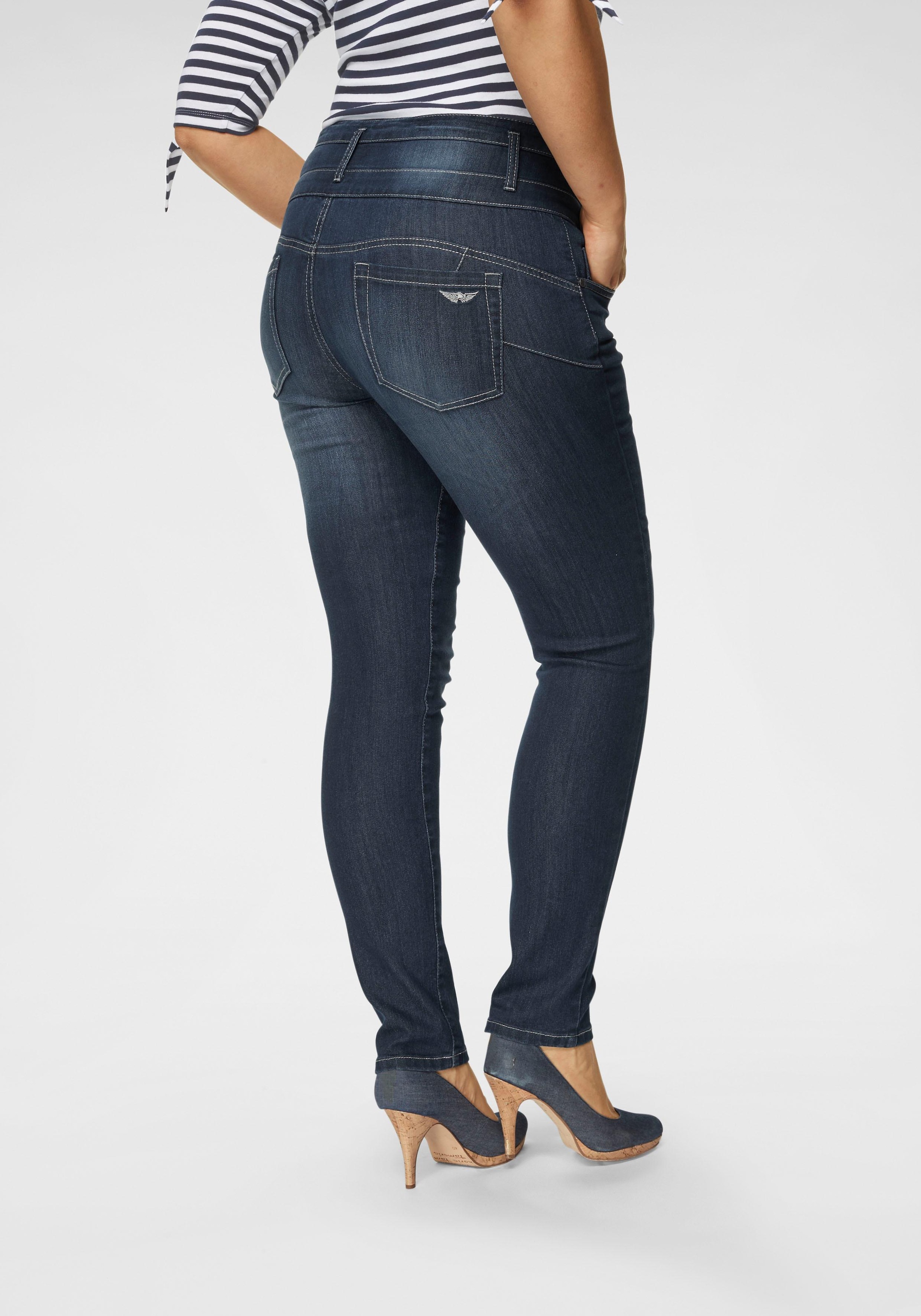 Arizona SlimfitJeans »mit extra breitem Bund«, High Waist günstig