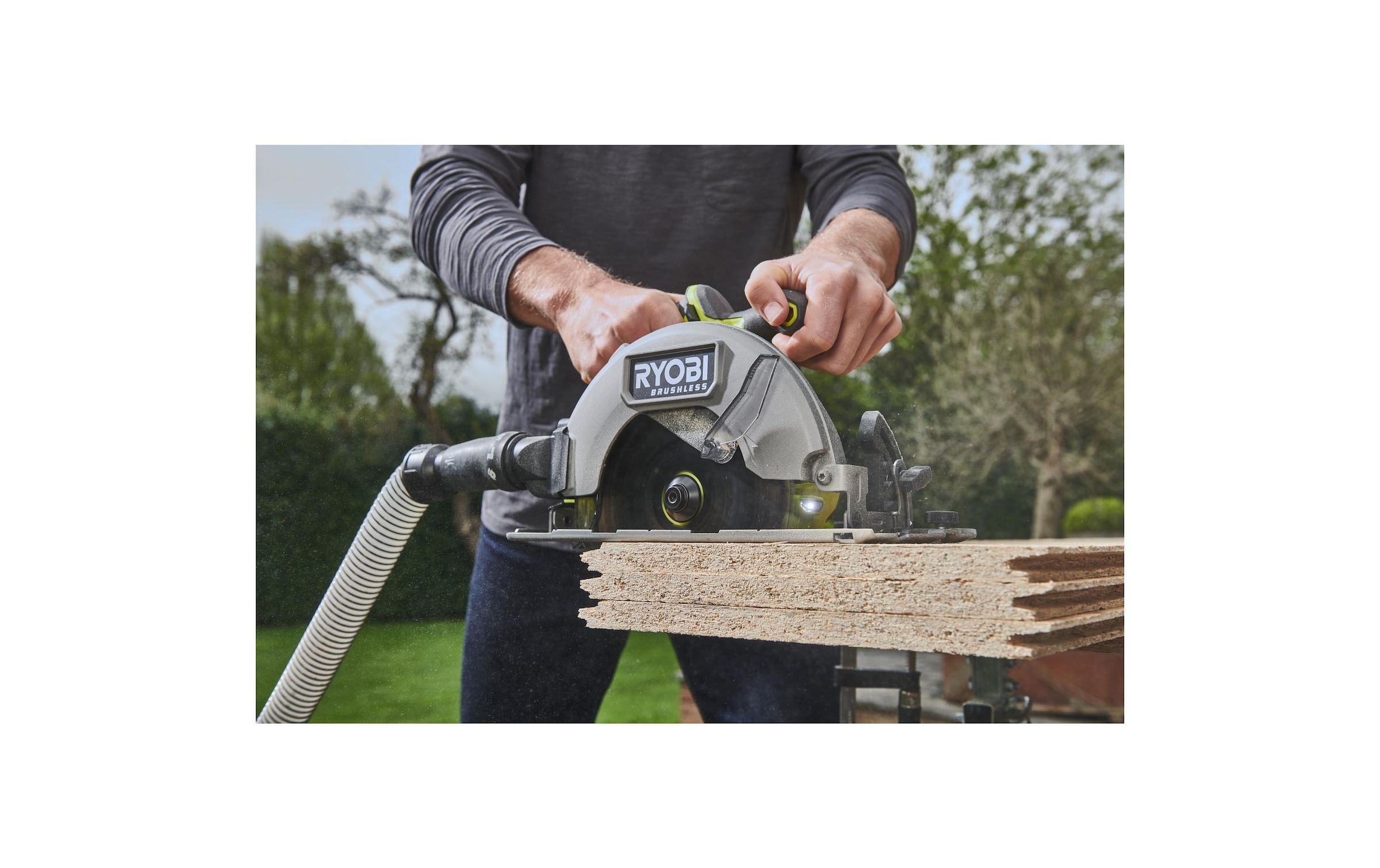 Akku-Handkreissäge »RYOBI RCS18BL-0«