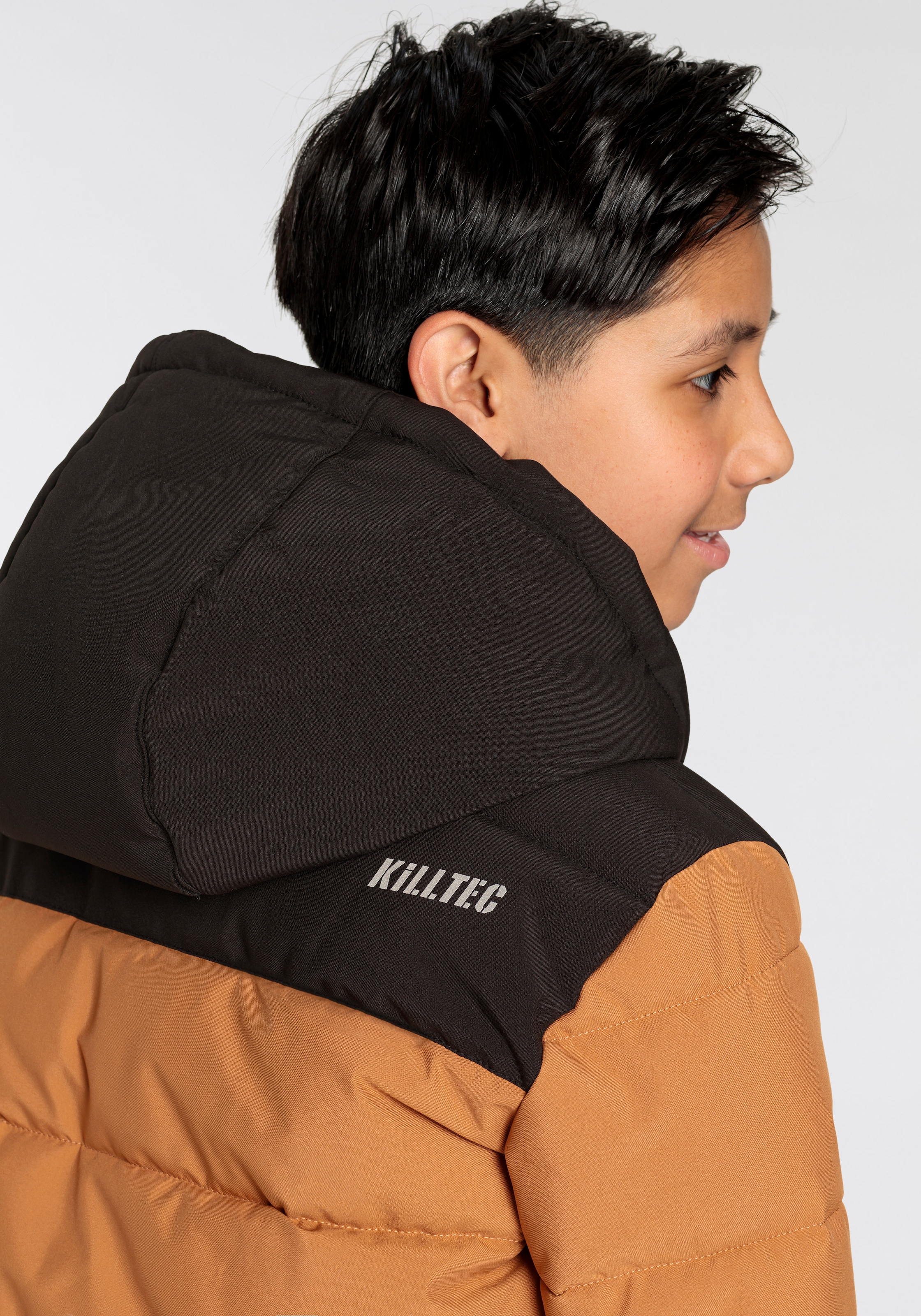 Killtec Winterjacke »KW 1 BYS JCKT OT - für Kinder«, mit Kapuze, Winddicht & Wasserabweisend & Atmungsaktiv