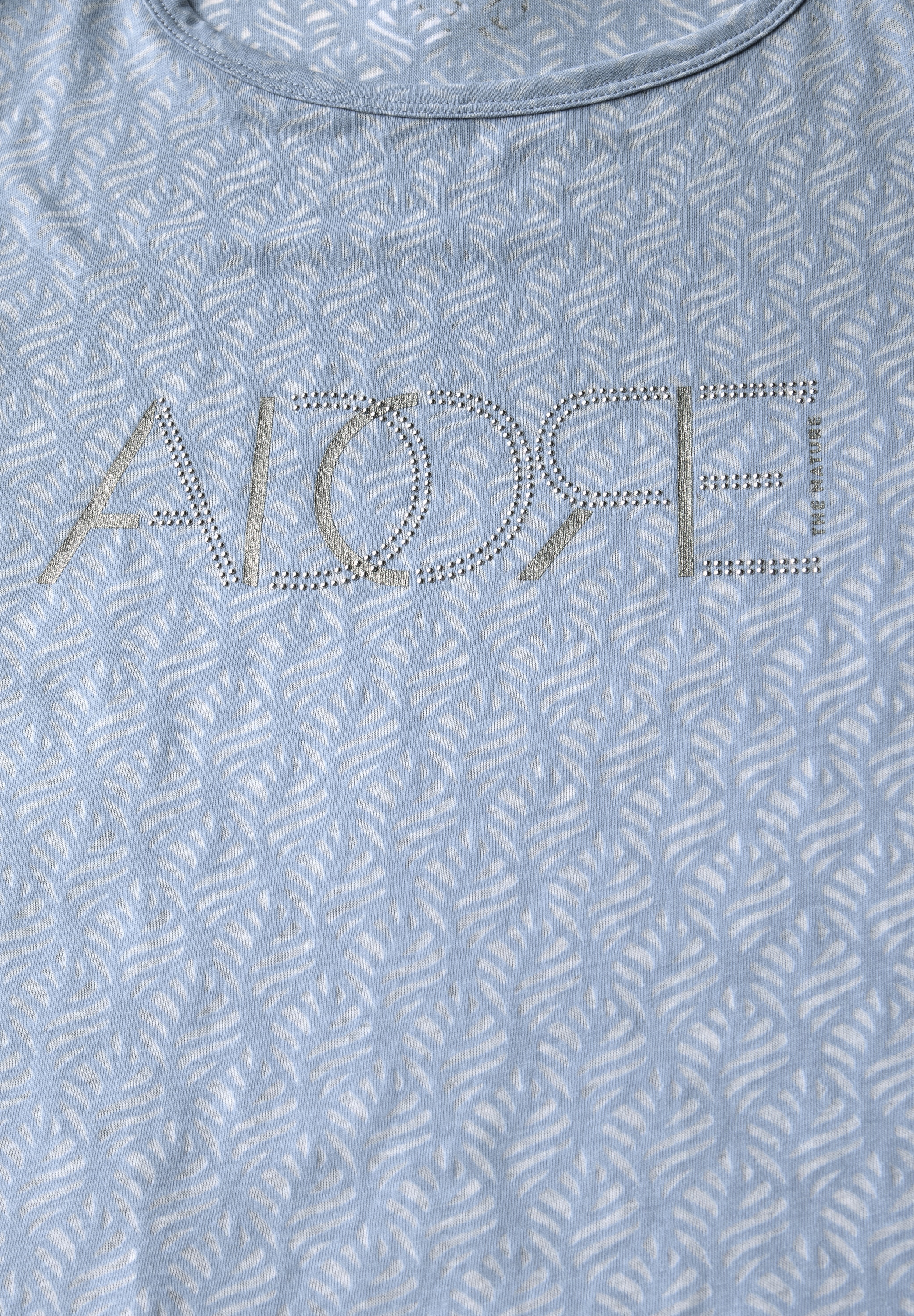 Cecil T-Shirt, in Ausbrenner-Optik mit Wording