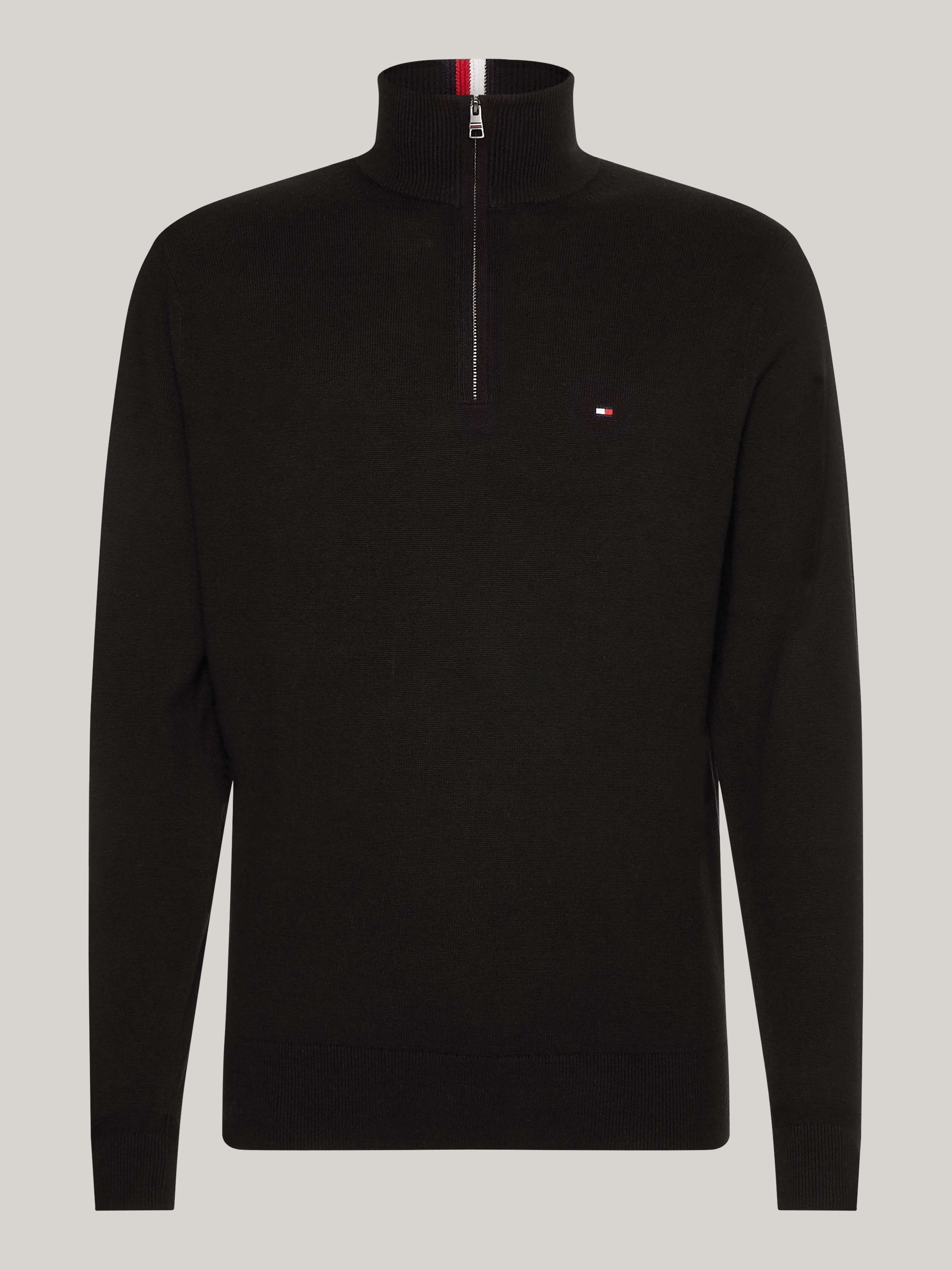 Tommy Hilfiger Big & Tall Troyer »BT-PIMA ORG CTN CASHMERE ZMOCK-B« Grosse Grössen