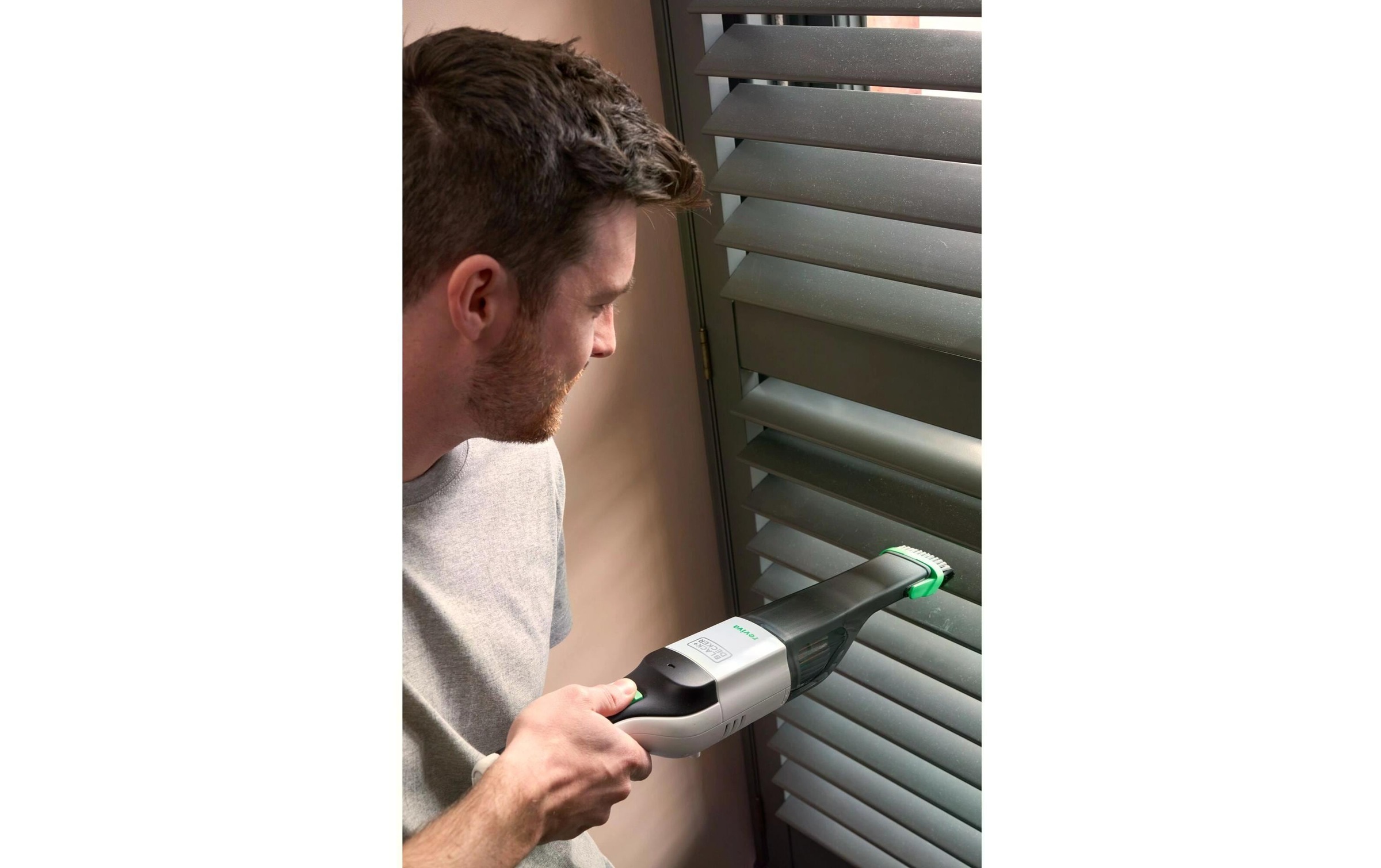 Black + Decker Akku-Handstaubsauger »REVHV8C-QW Schwarz/Weiss«