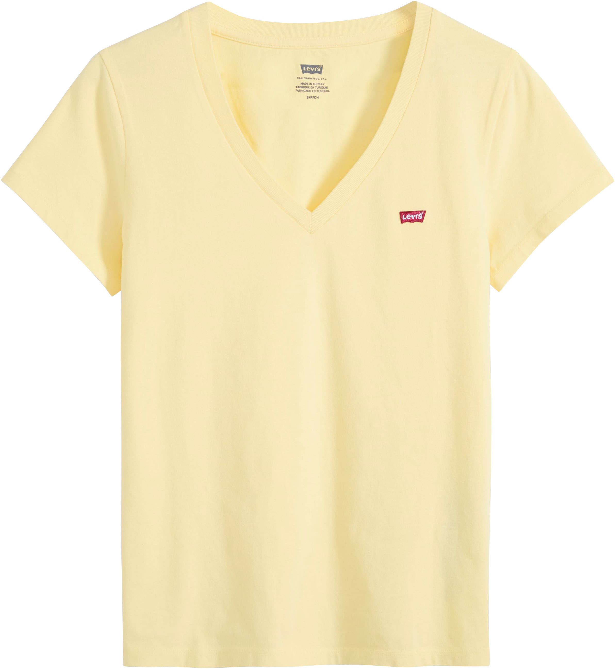Levi's® V-Shirt »Perfect Tee« mit kleinem Batwing- Logo