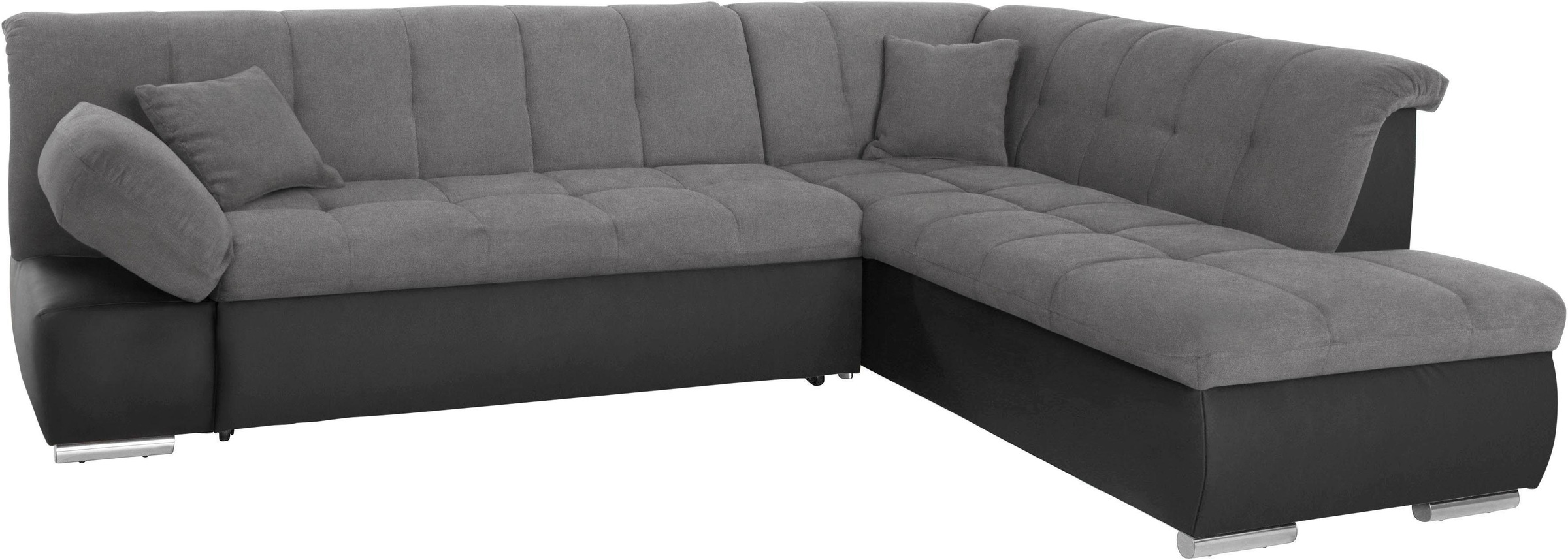DOMO collection Ecksofa »Mona L-Form«, wahlweise mit Bett- und Armlehnfunktion