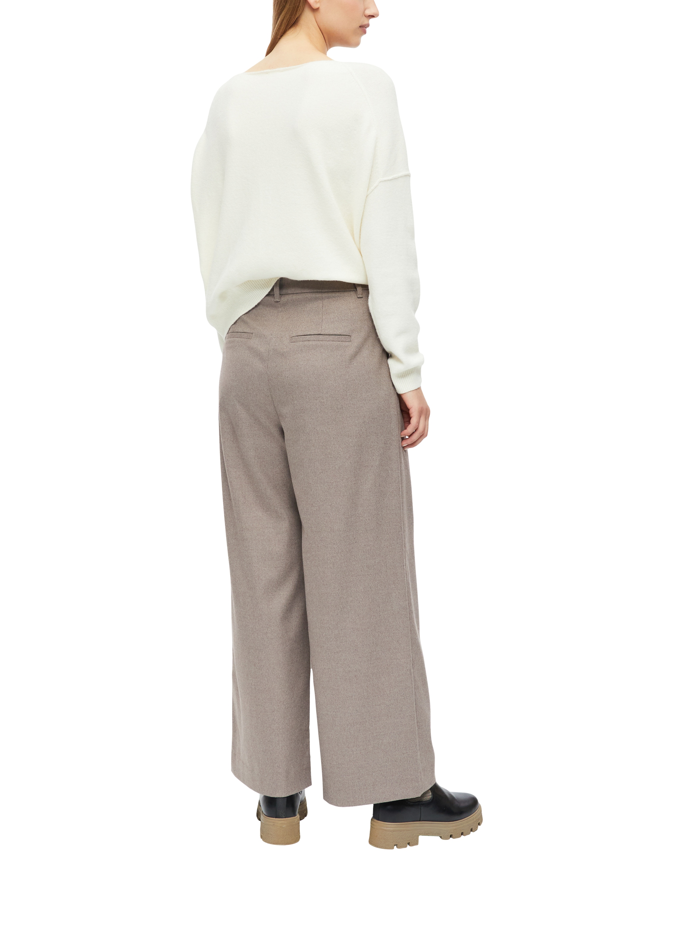 s.Oliver Stoffhose  mit Viskose und Stretch