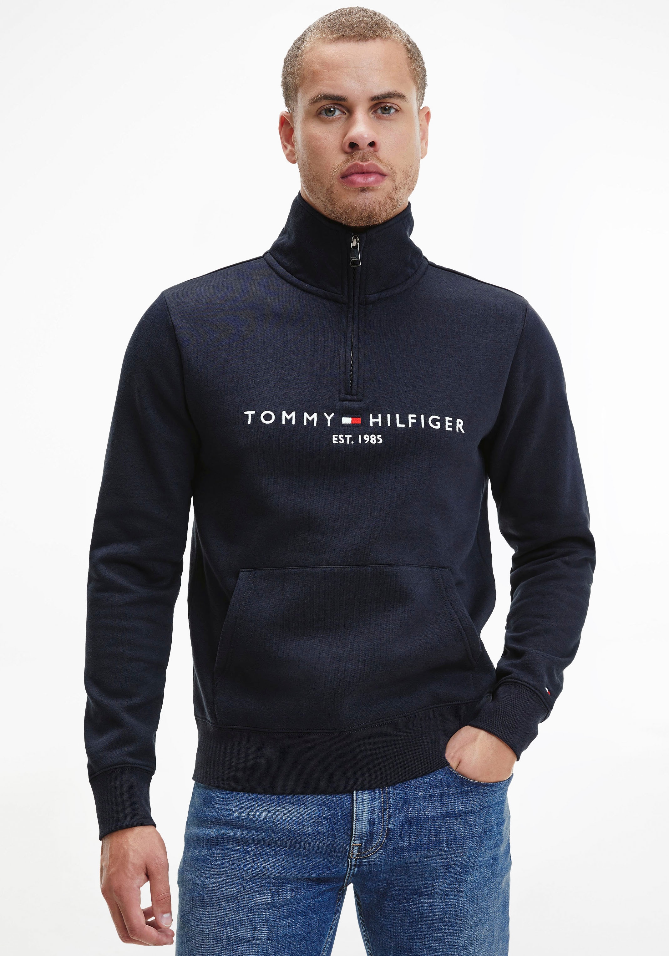 Sweatshirt »TOMMY LOGO MOCKNECK«