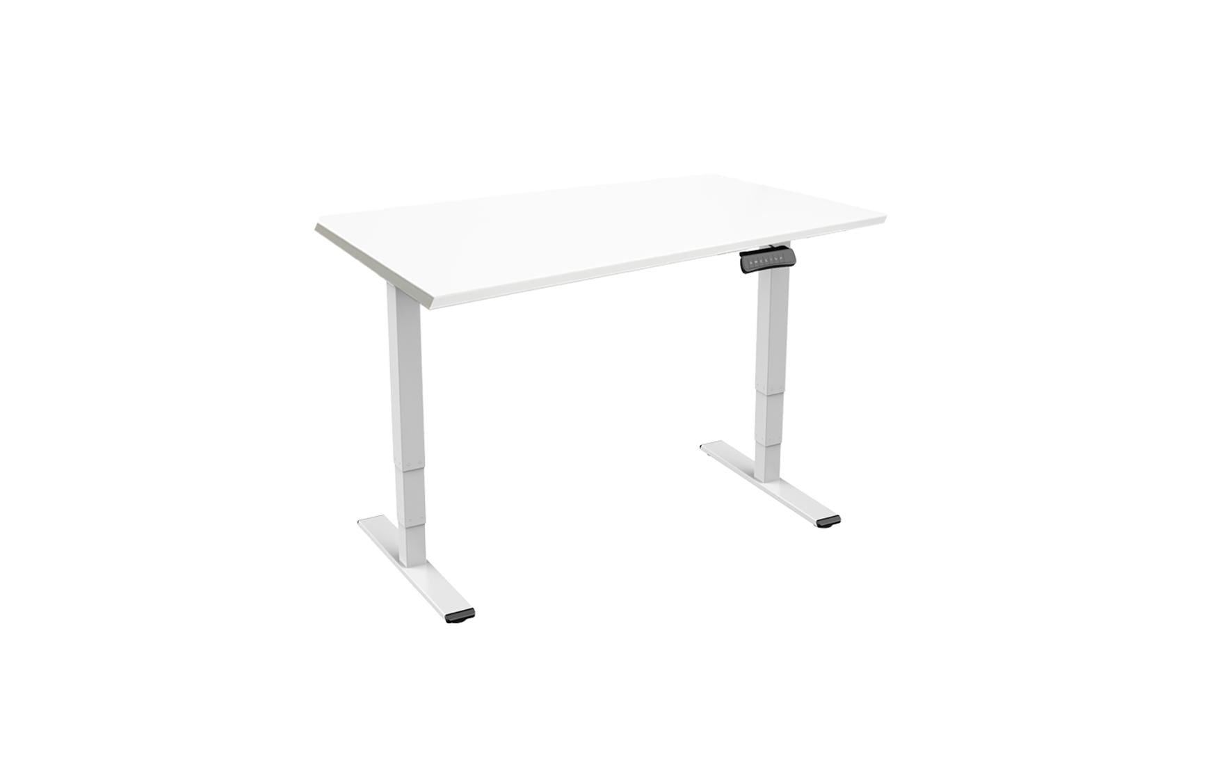 Image of Schreibtisch "Contini RAL 9016 45444 x 0.8 m Weiss mit Weisser Tischplatte"